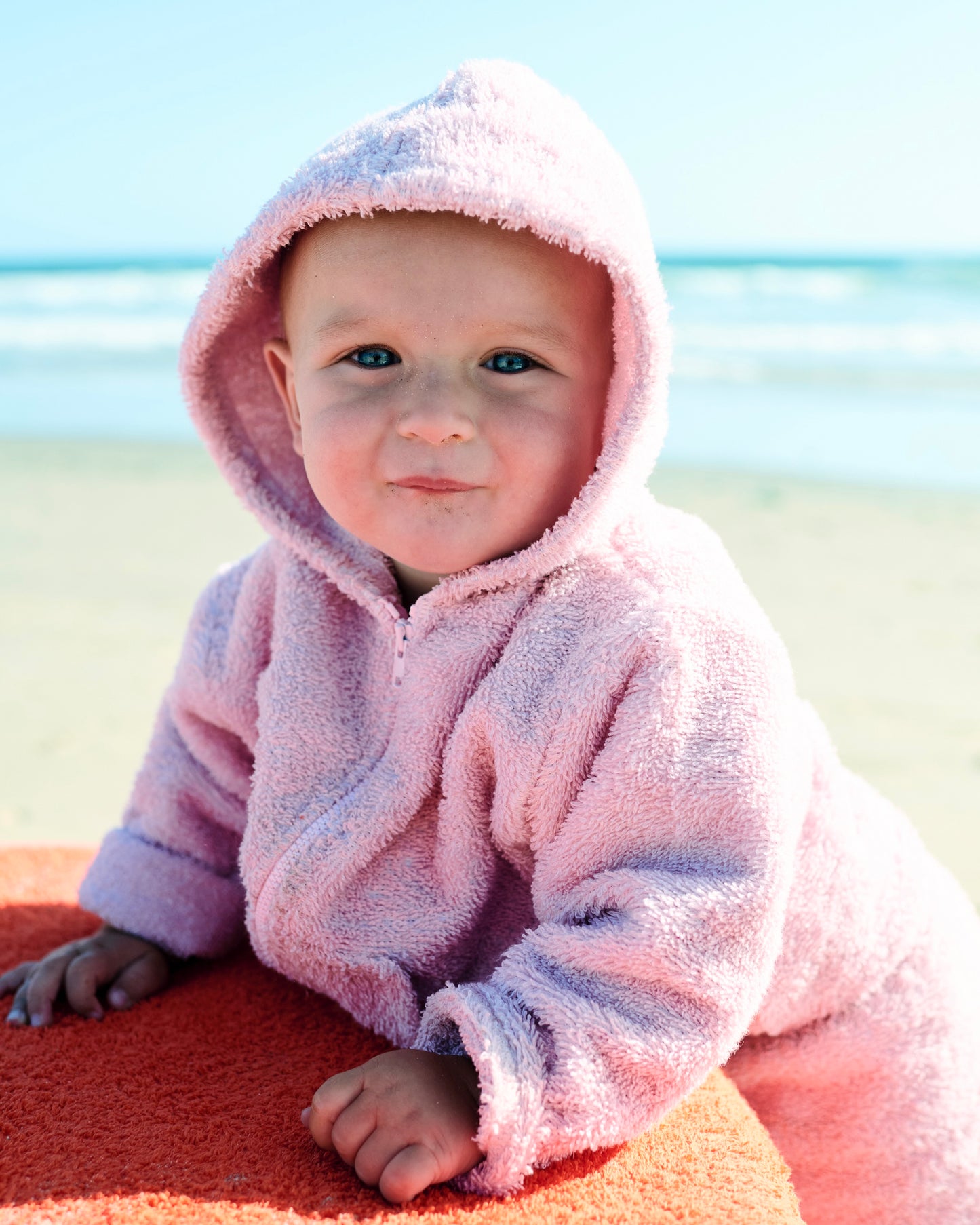 Kids Zip Up Hoodie Plush Terry