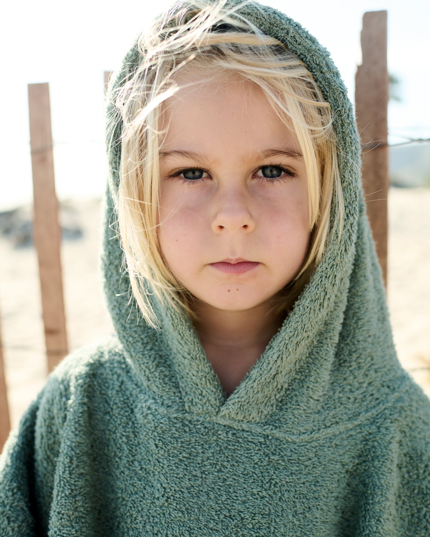 Kids Hooded Poncho