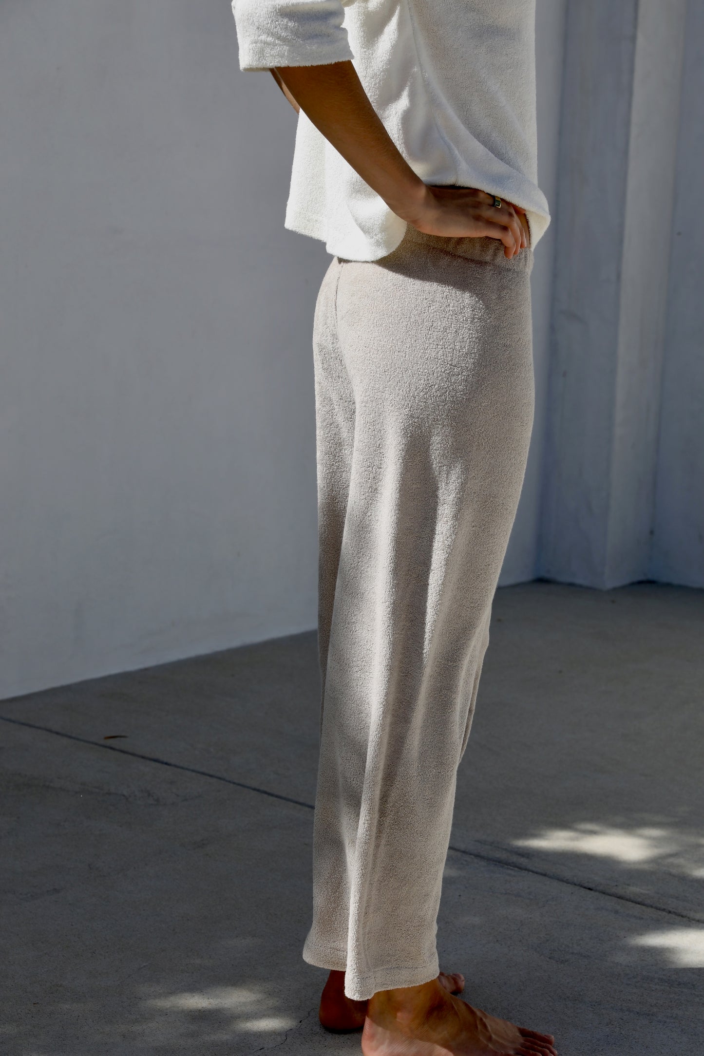 The Pant - Thin Looped Terry