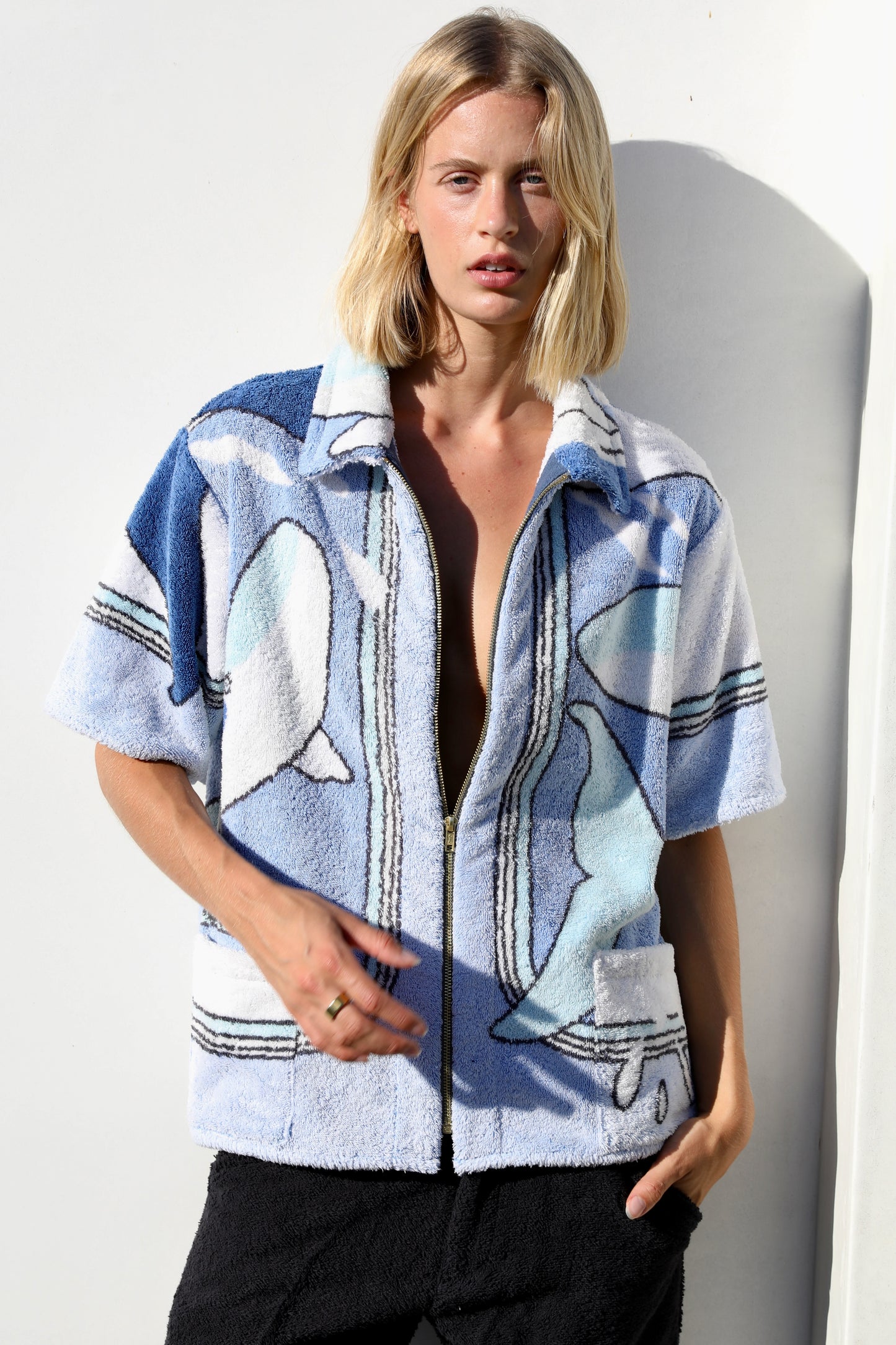 Vintage Short Arm Zip Jacket