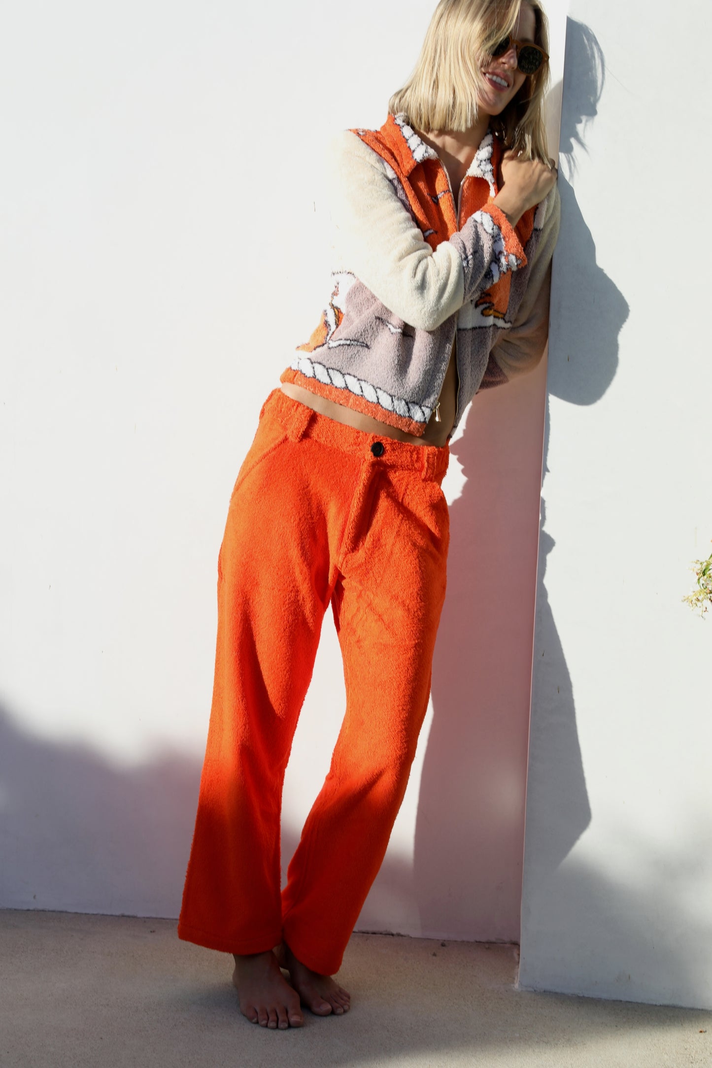 The Loop Belt Pant -  Plush terry