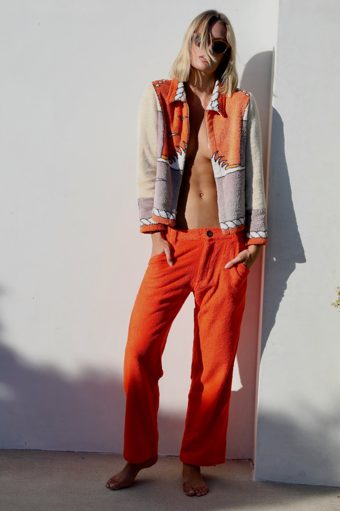 The Loop Belt Pant -  Plush terry