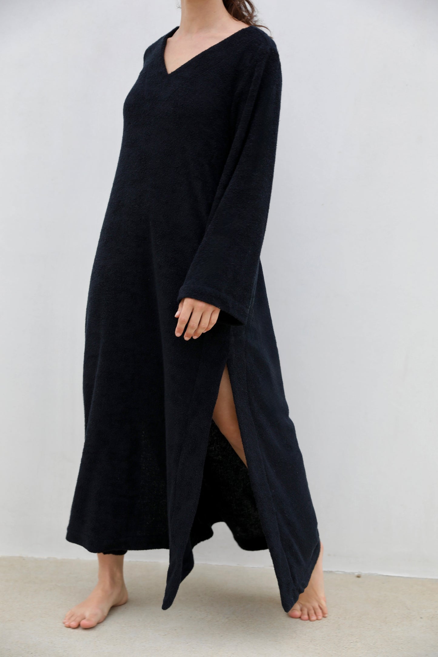 Kaftan Dress - Thin Looped Terry