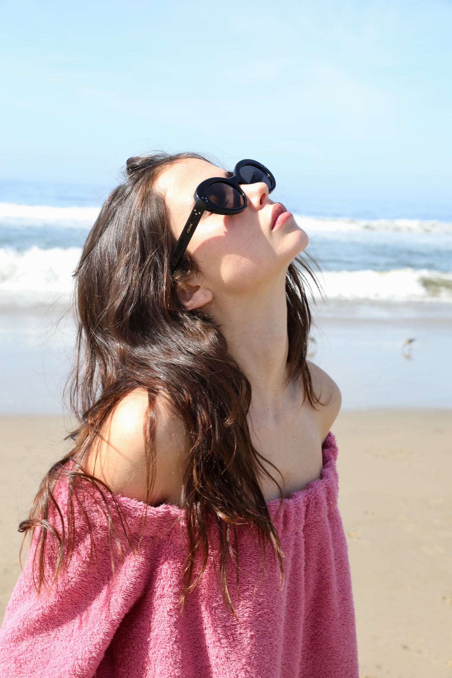 The Off Shoulder Dress - Plush Terry