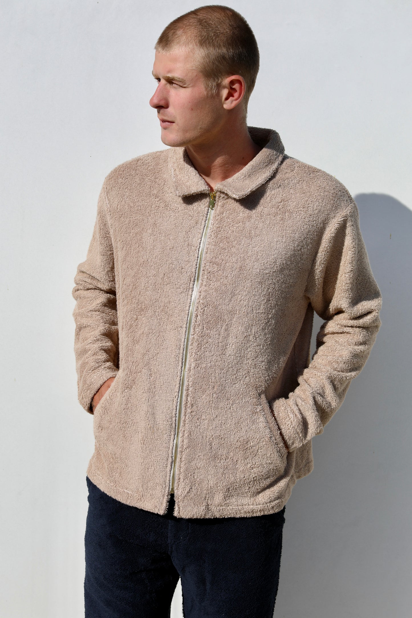 The Zip Up Shirt Jacket - Plush Terry