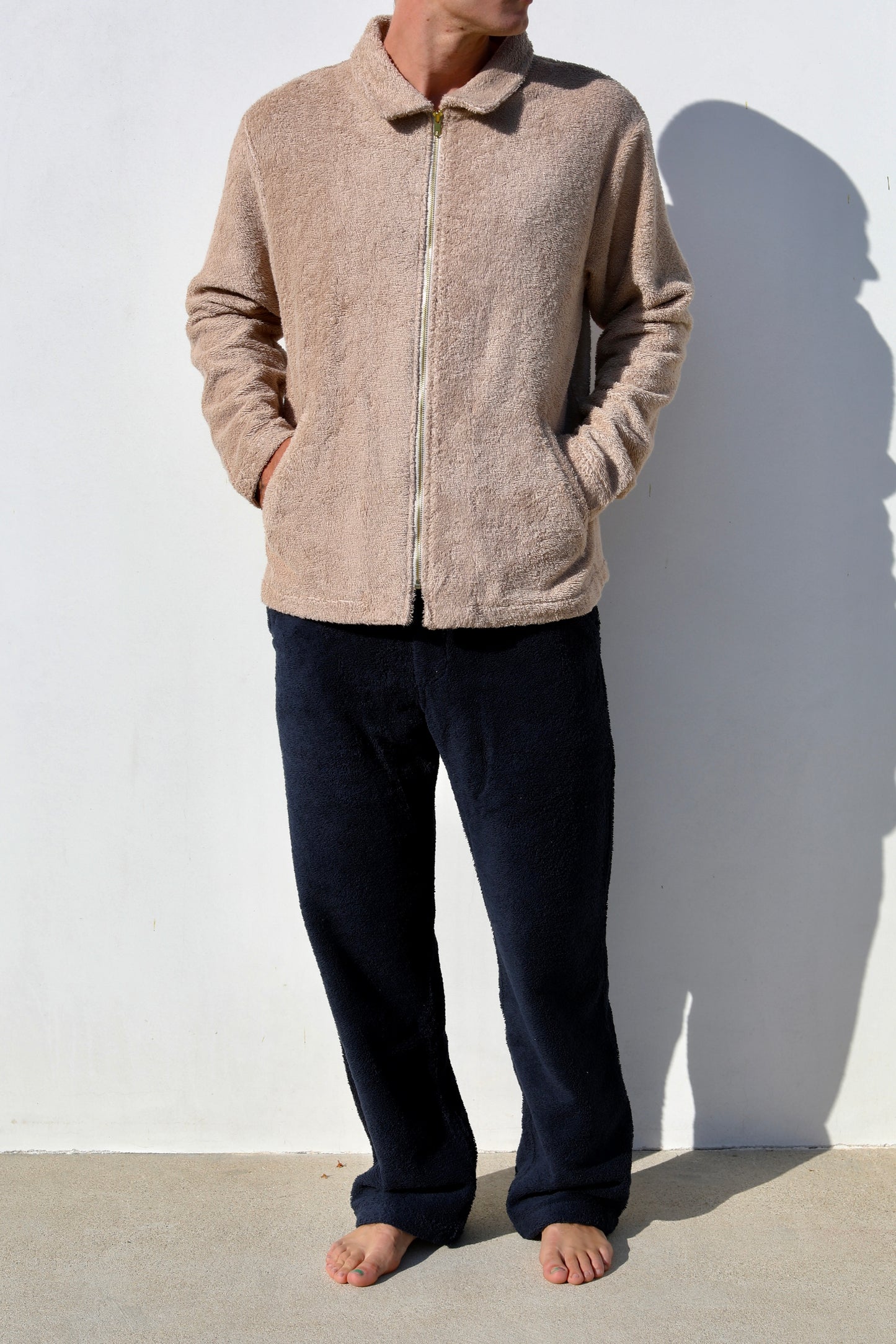 The Zip Up Shirt Jacket - Plush Terry
