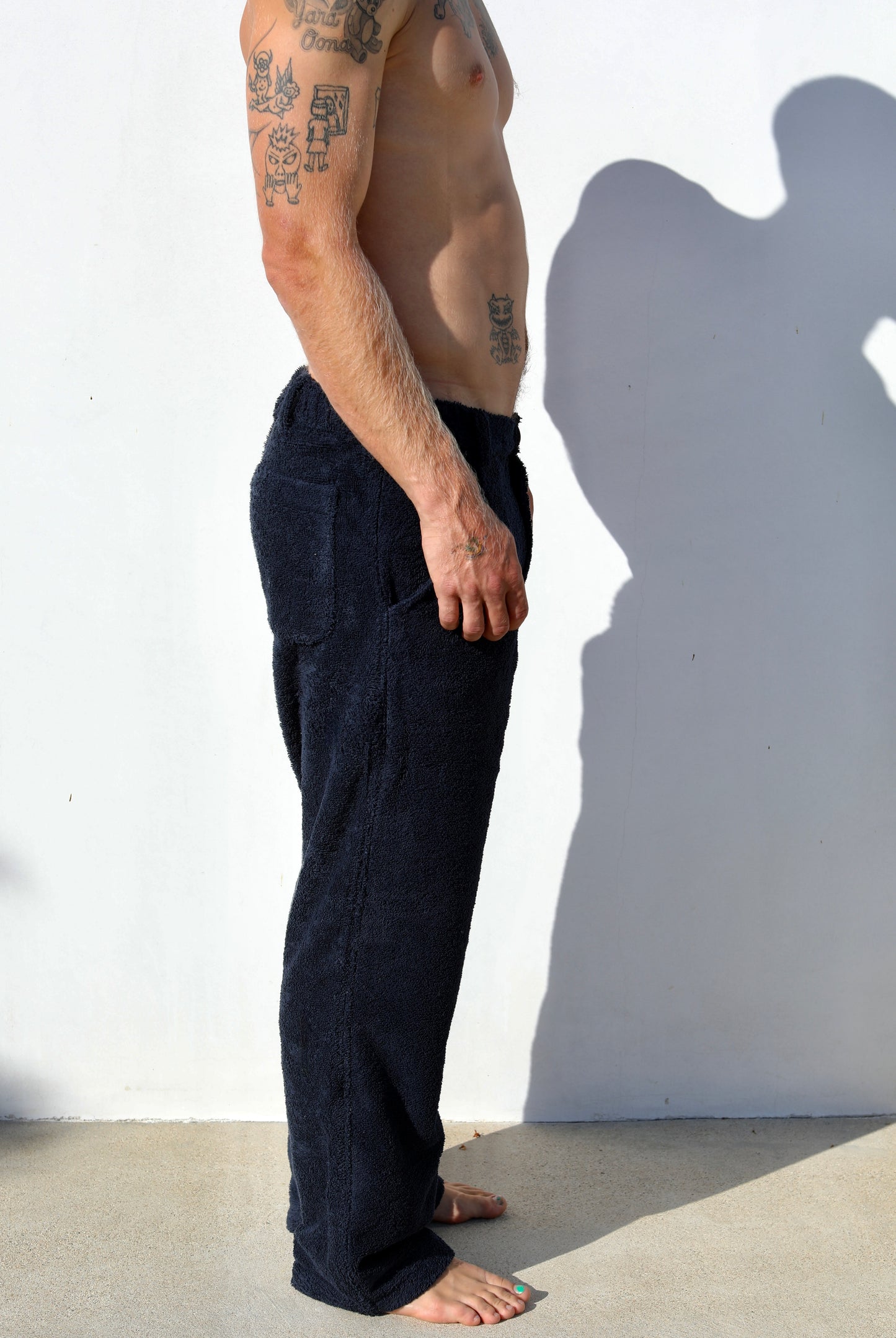 The Loop Belt Pant -  Plush terry