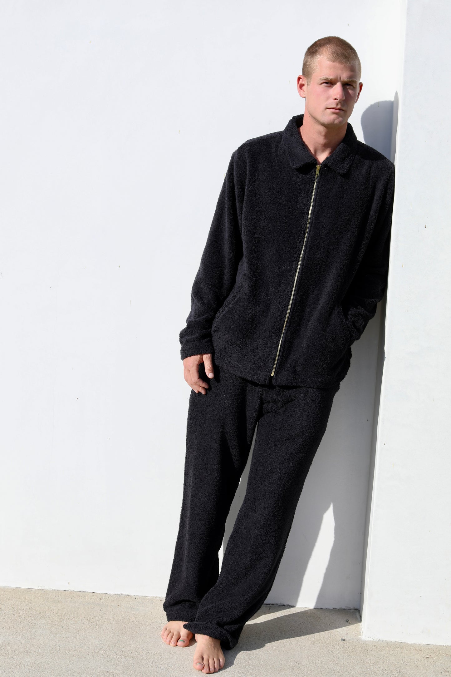 The Zip Up Shirt Jacket - Plush Terry