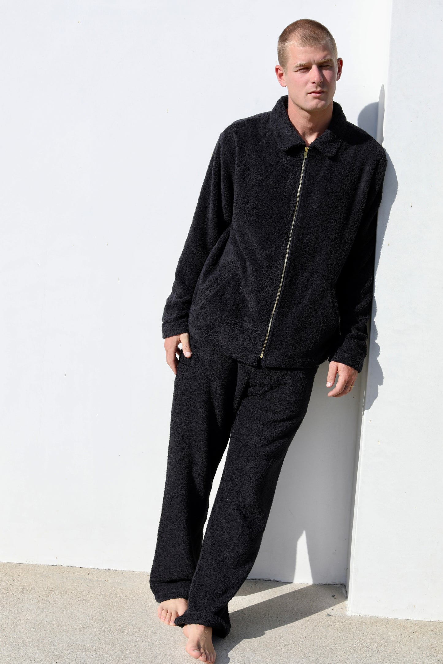 The Loop Belt Pant -  Plush terry