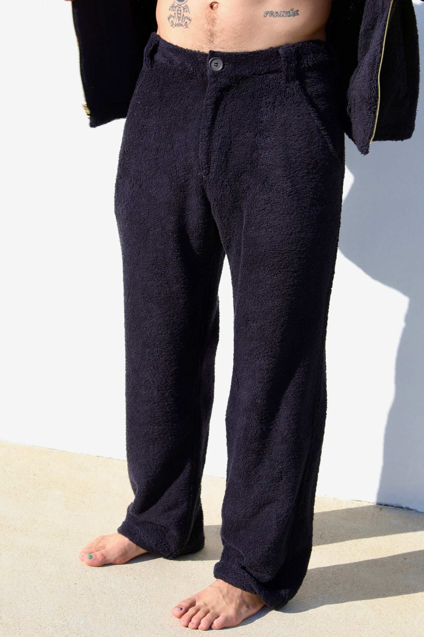 The Loop Belt Pant -  Plush terry