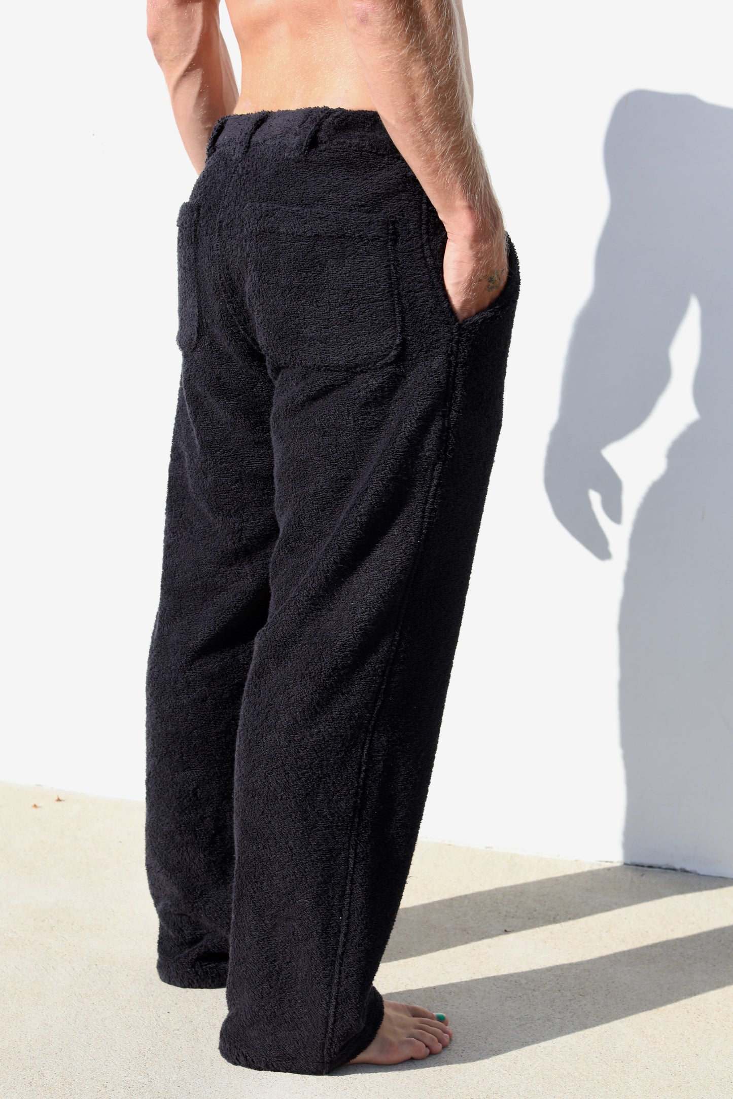 The Loop Belt Pant -  Plush terry