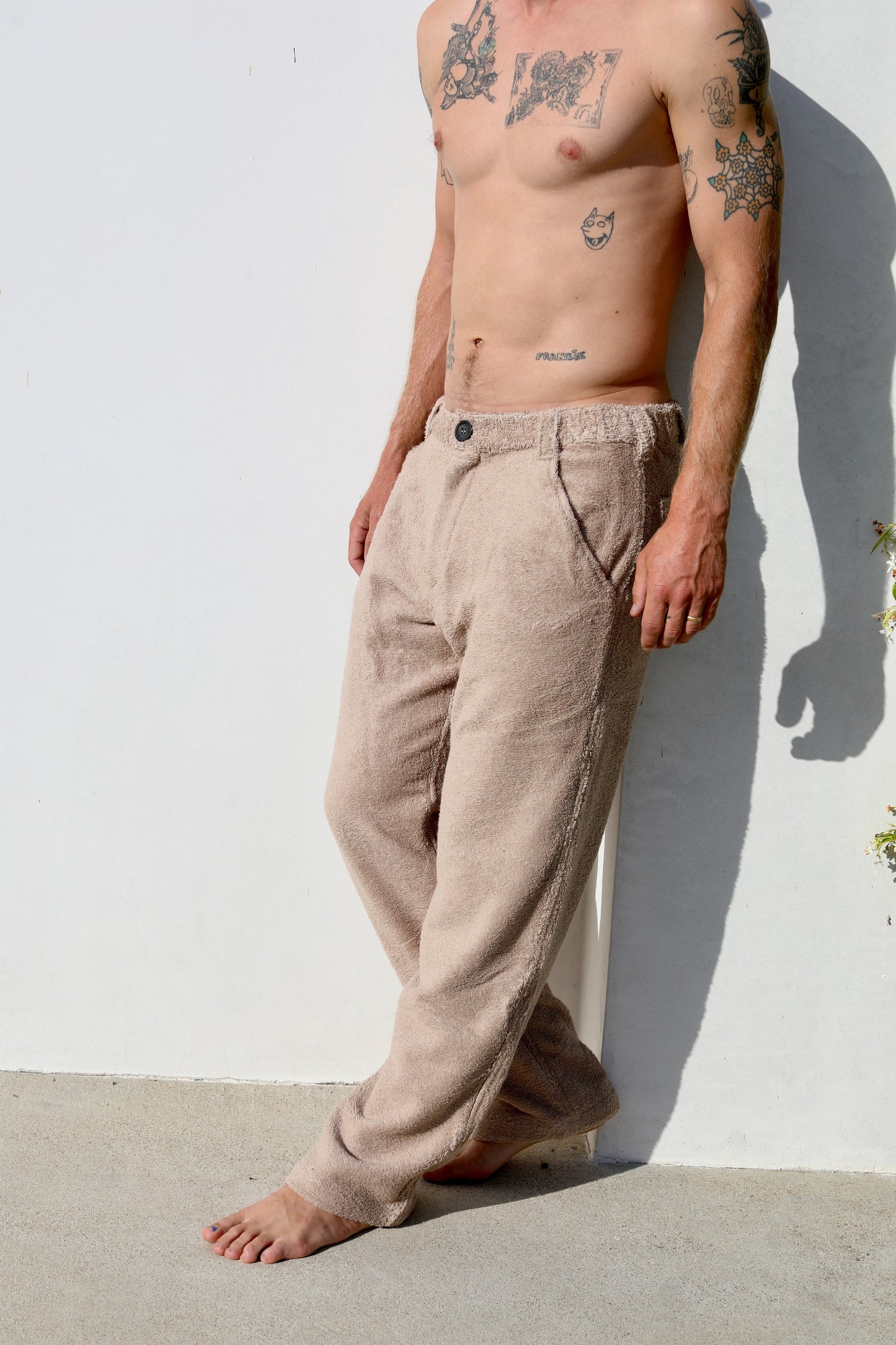 The Loop Belt Pant -  Plush terry
