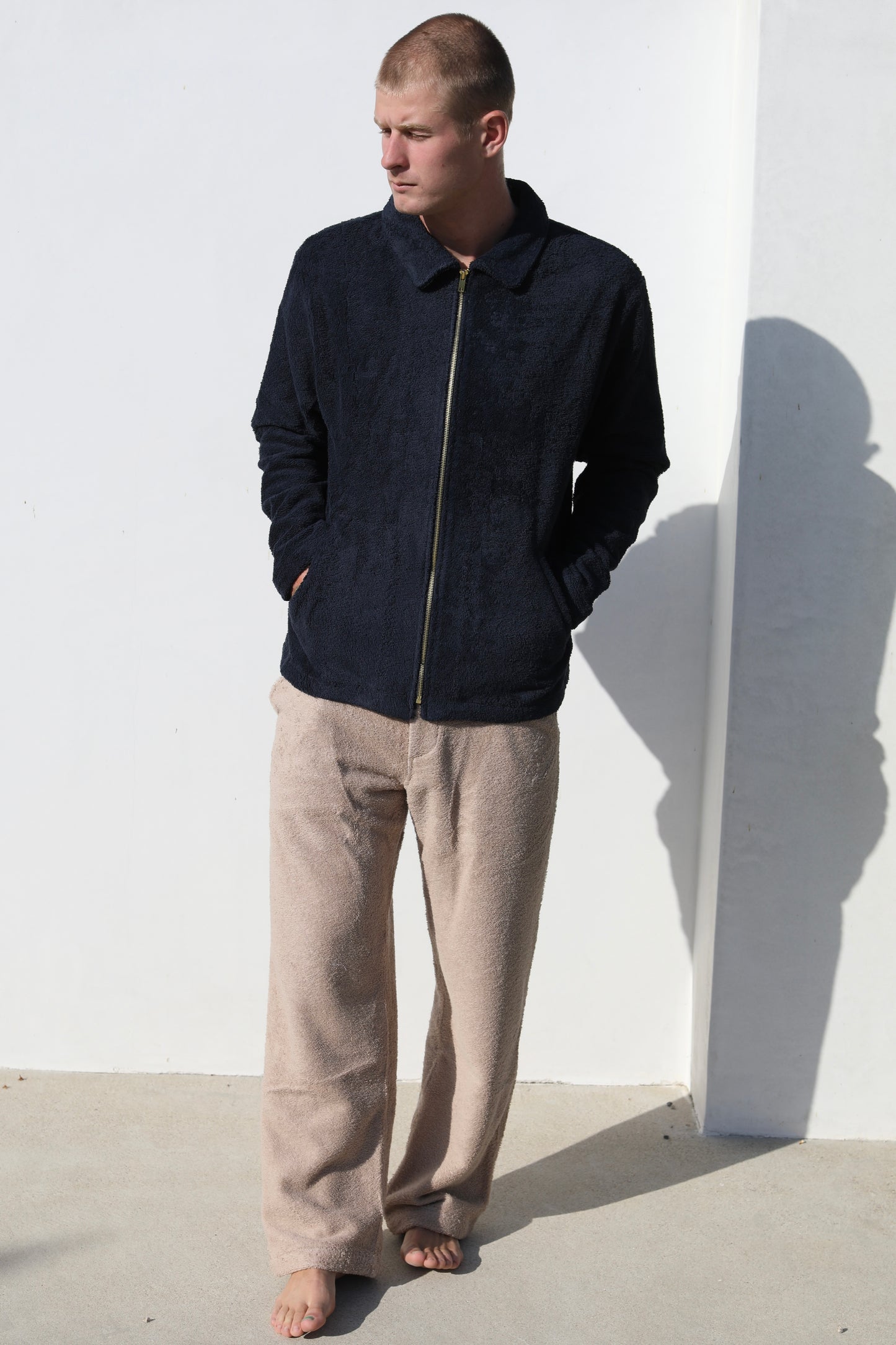 The Loop Belt Pant -  Plush terry