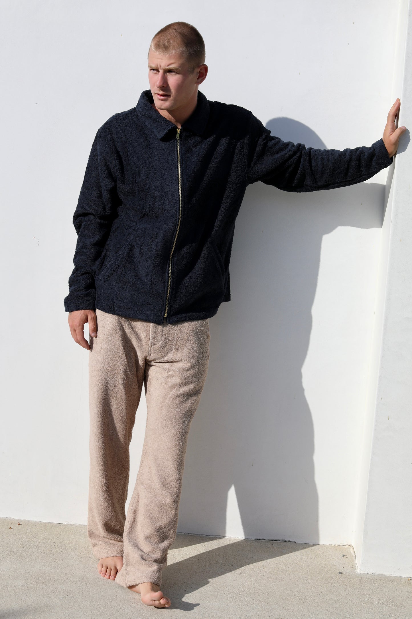 The Loop Belt Pant -  Plush terry