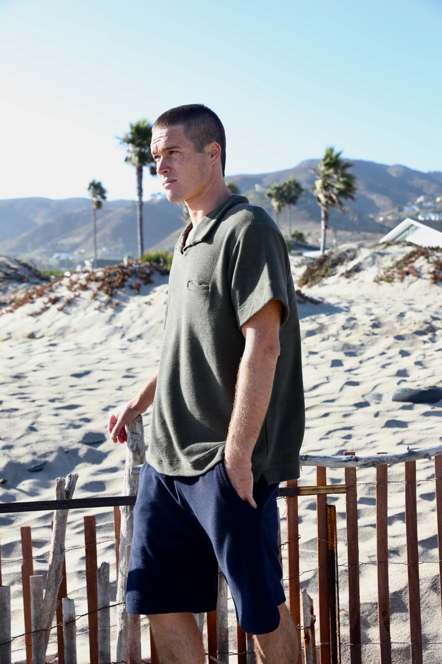 The Long Short in 100% Japanese Cotton Terry