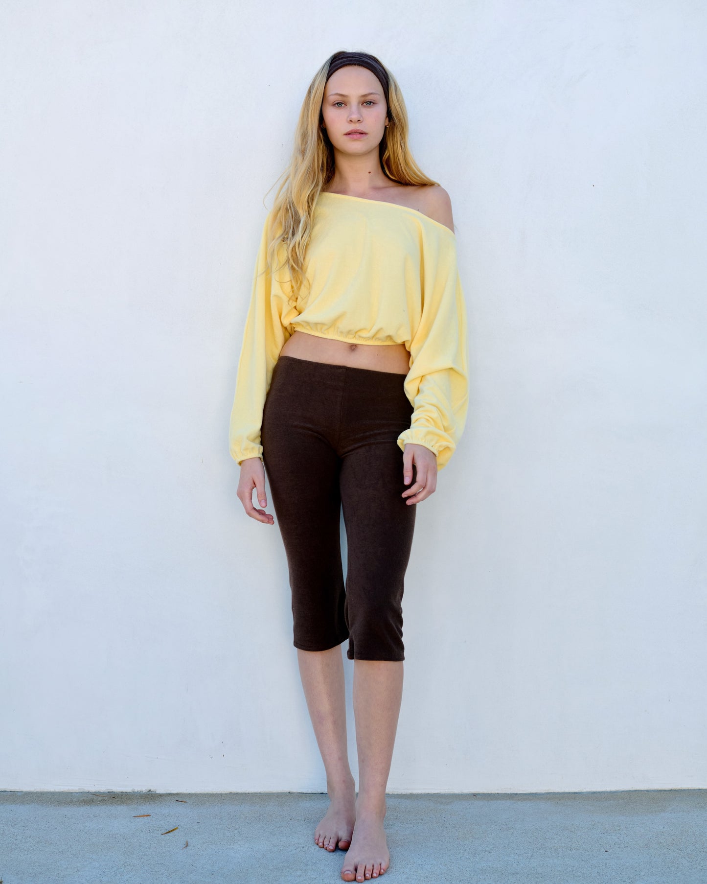 Cropped Shirt - Thin Shaved Terry