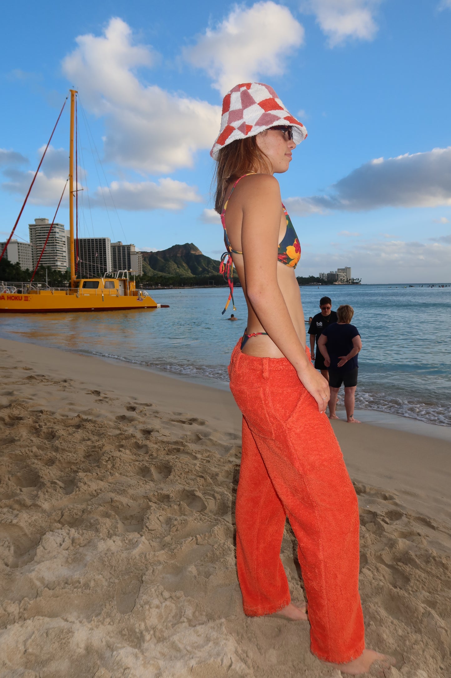 The Loop Belt Pant -  Plush terry