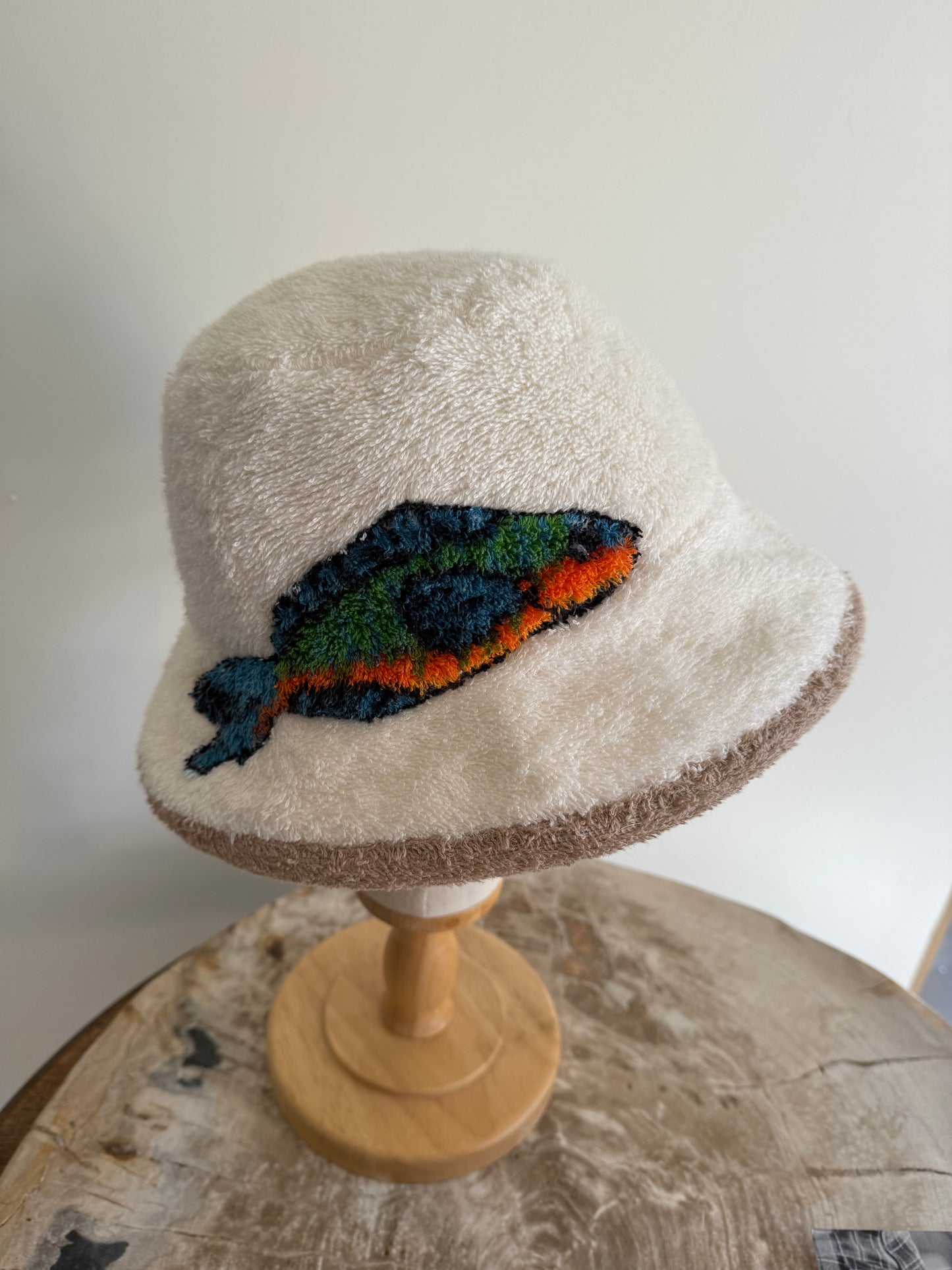 Bucket Hat with hand sewn Sea Animals