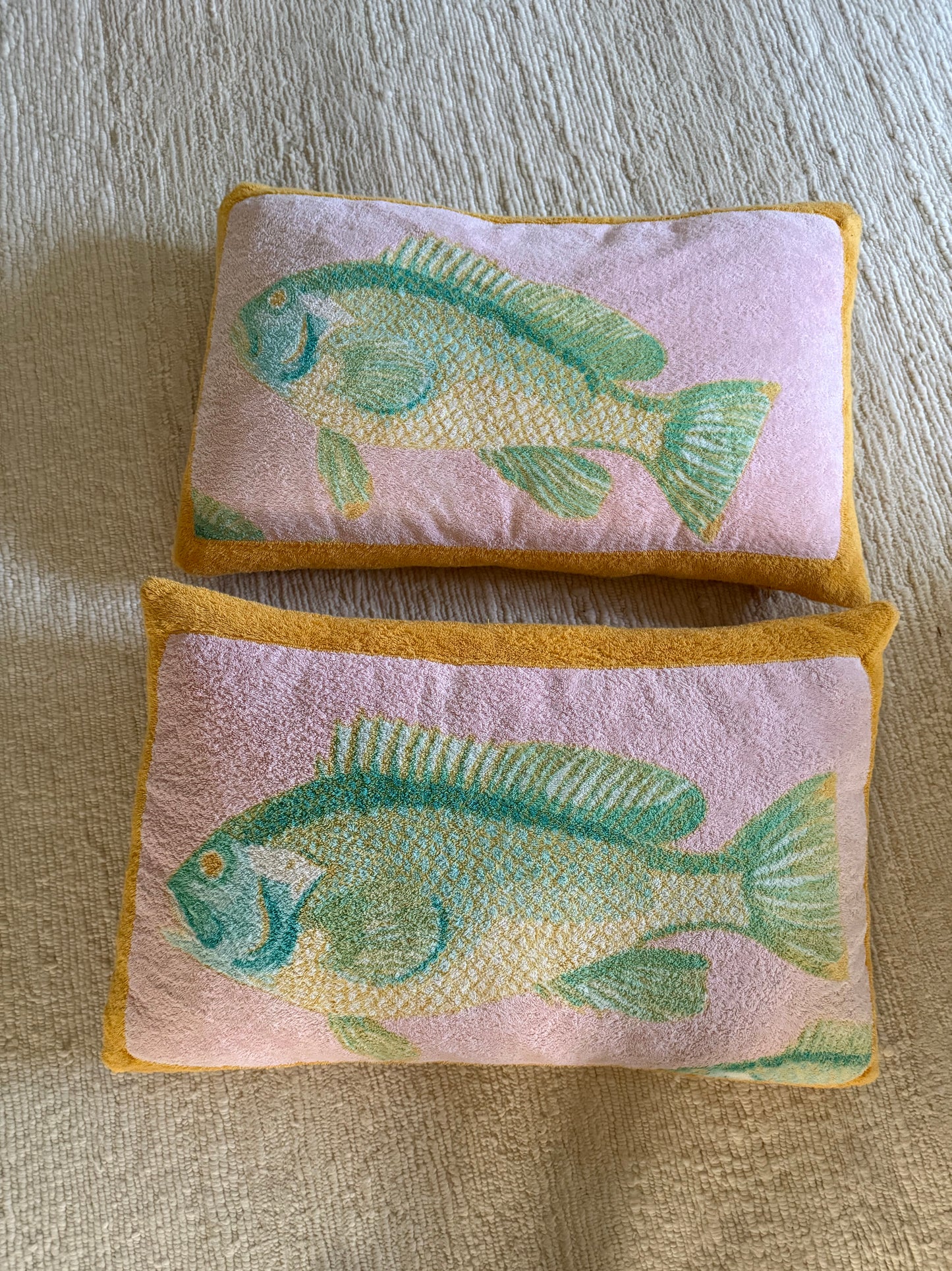 Vintage Towel Pillows