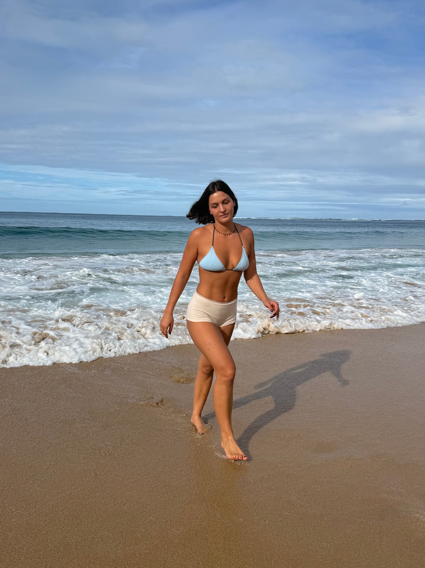 High waisted Short - Thin shaved Terry