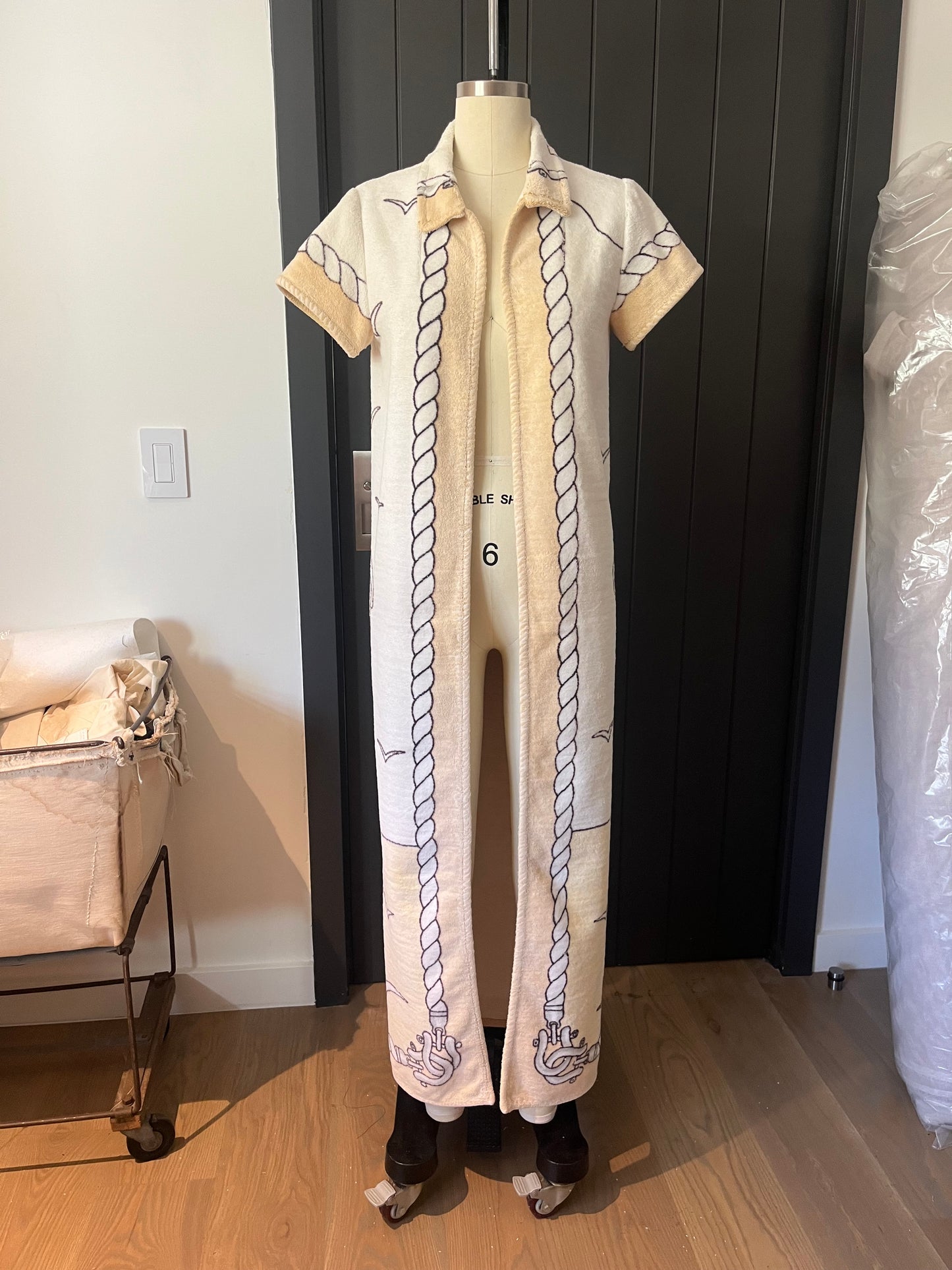 Vintage Towel Robe