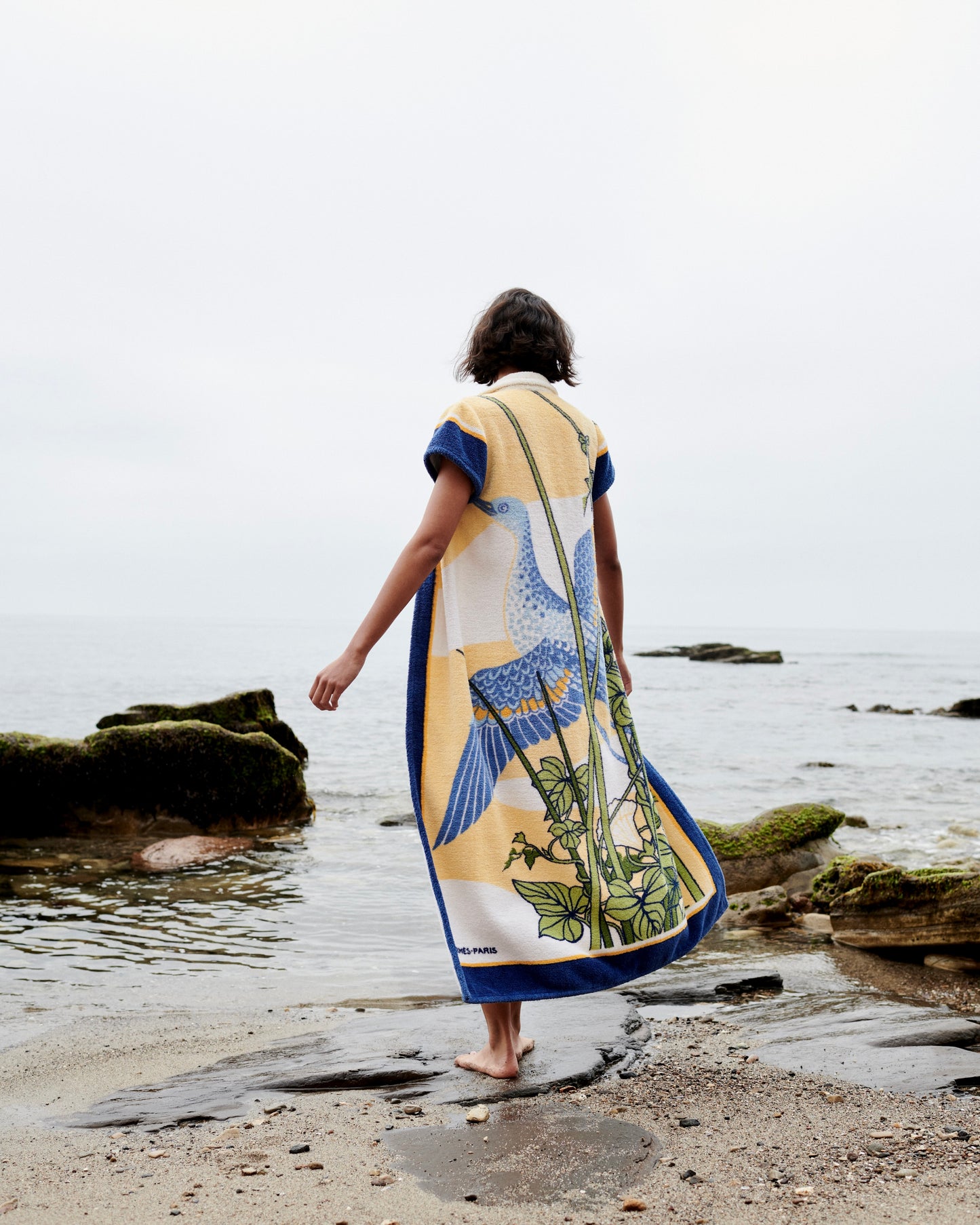 Vintage Long Towel Robe