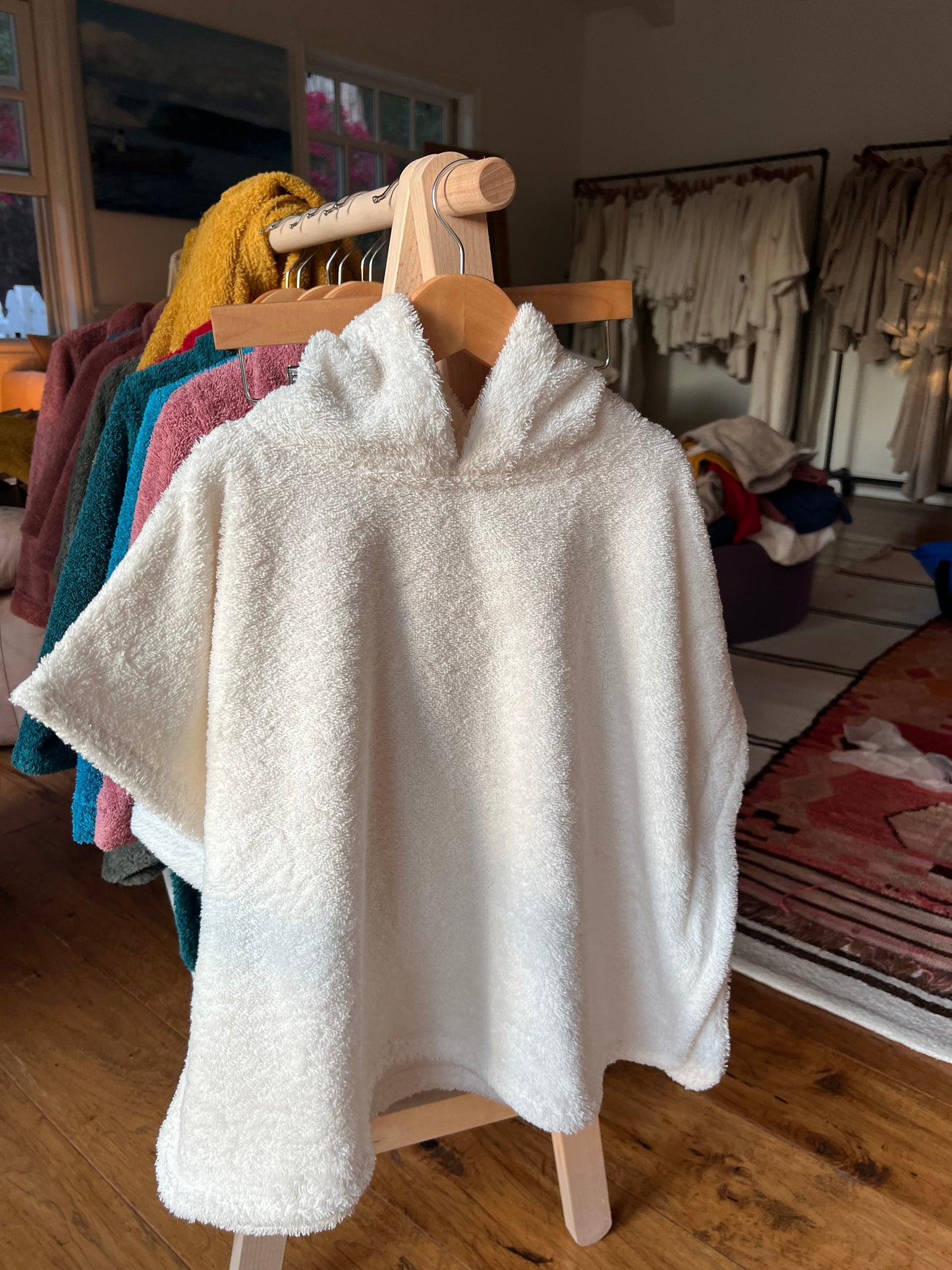 The Kids Hooded Poncho