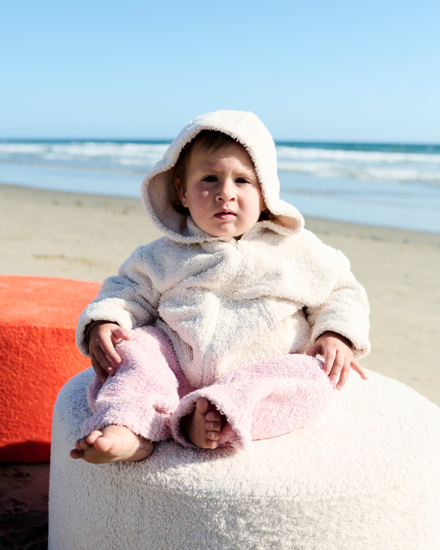 Kids Zip Up Hoodie Plush Terry