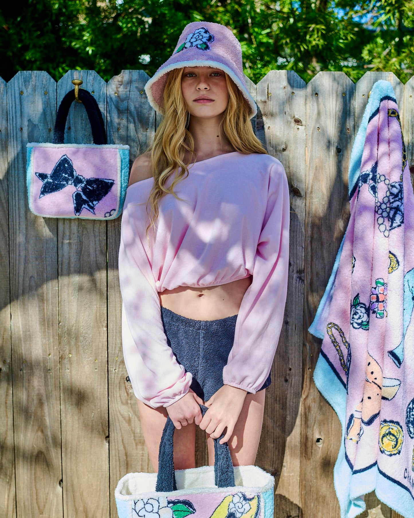 Cropped Shirt  - Thin Shaved Terry