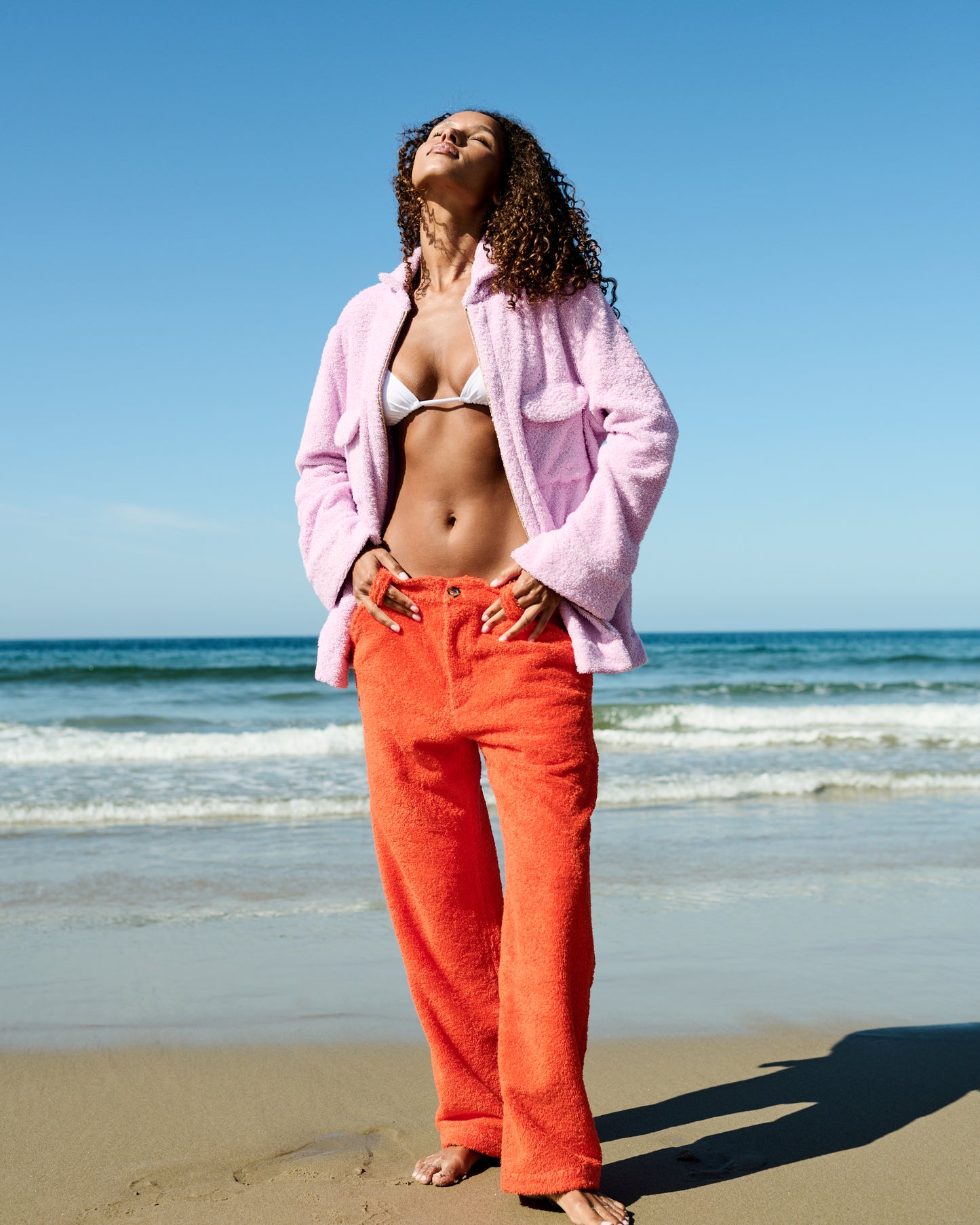 The Loop Belt Pant -  Plush terry
