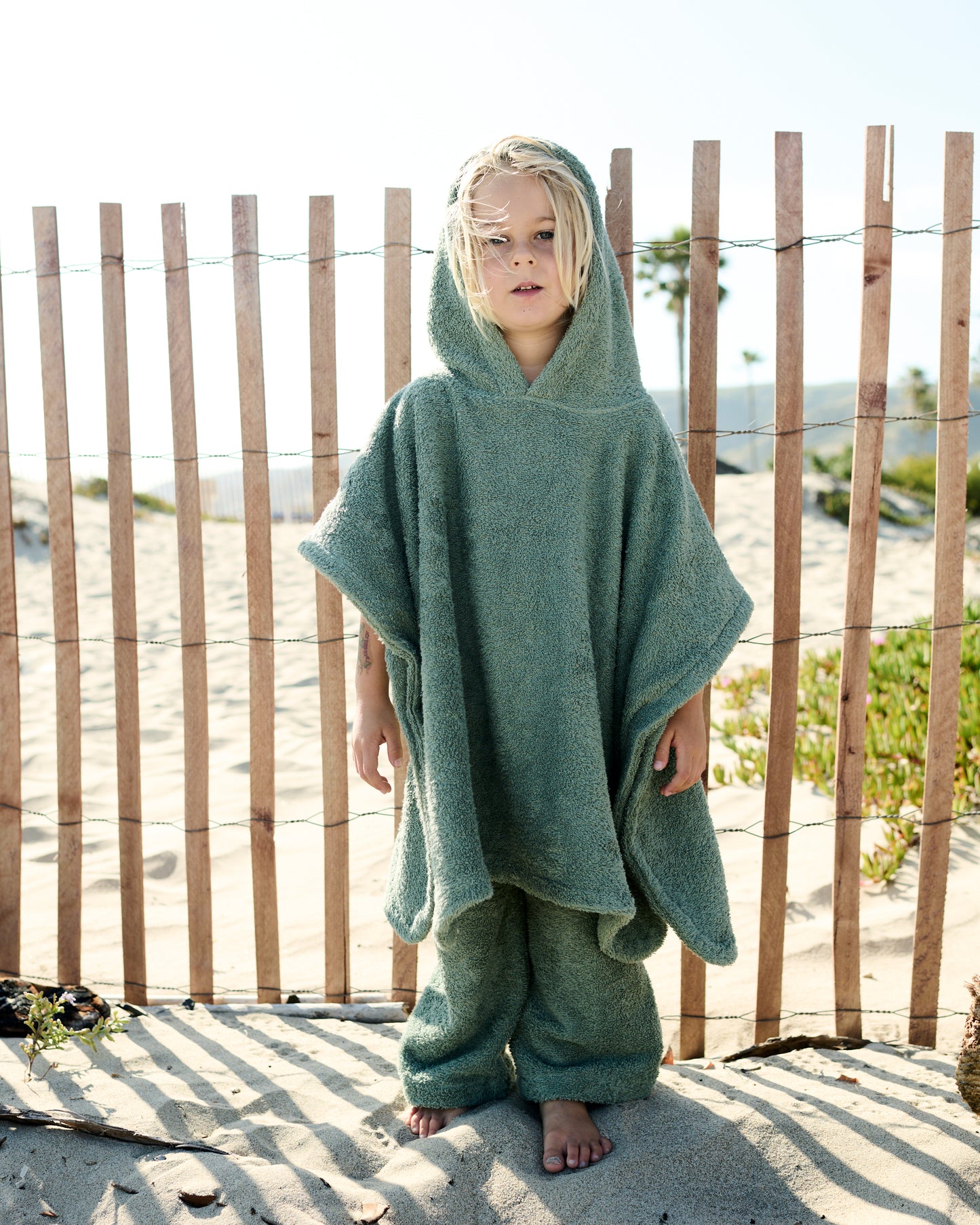 Kids Hooded Poncho