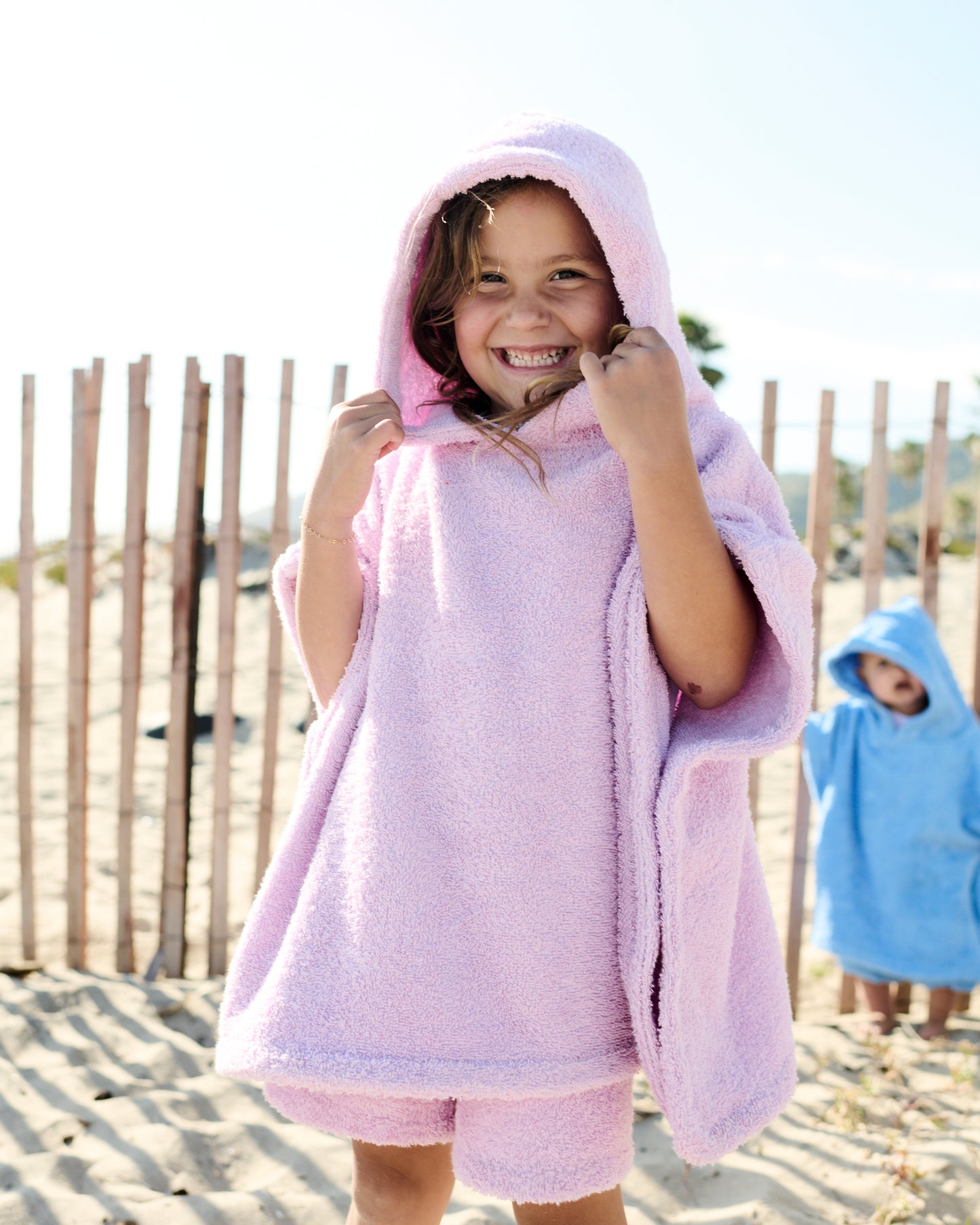Kids Hooded Poncho