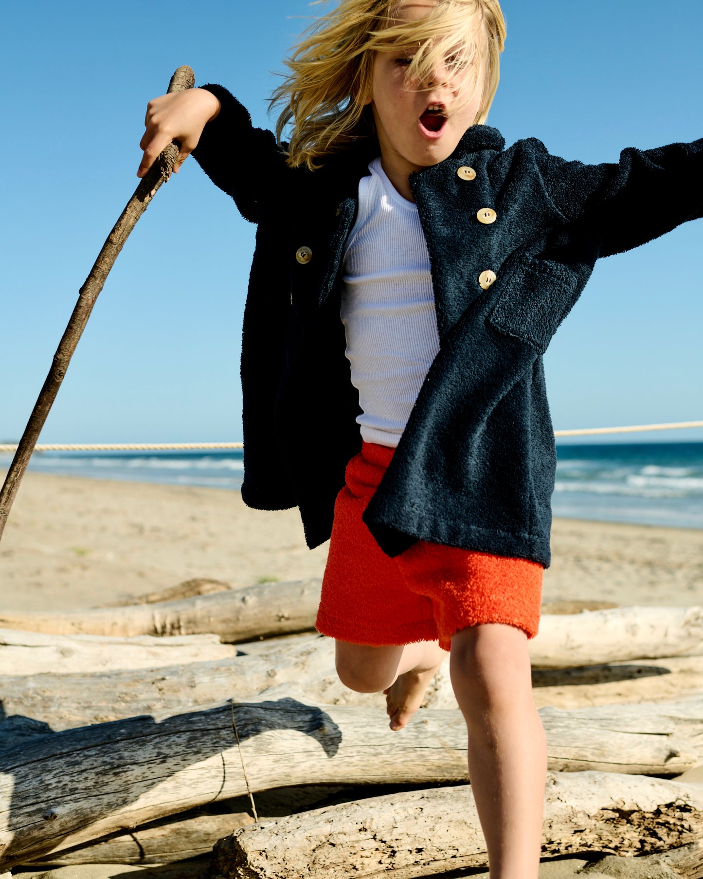 Kids Plush Terry Shorts
