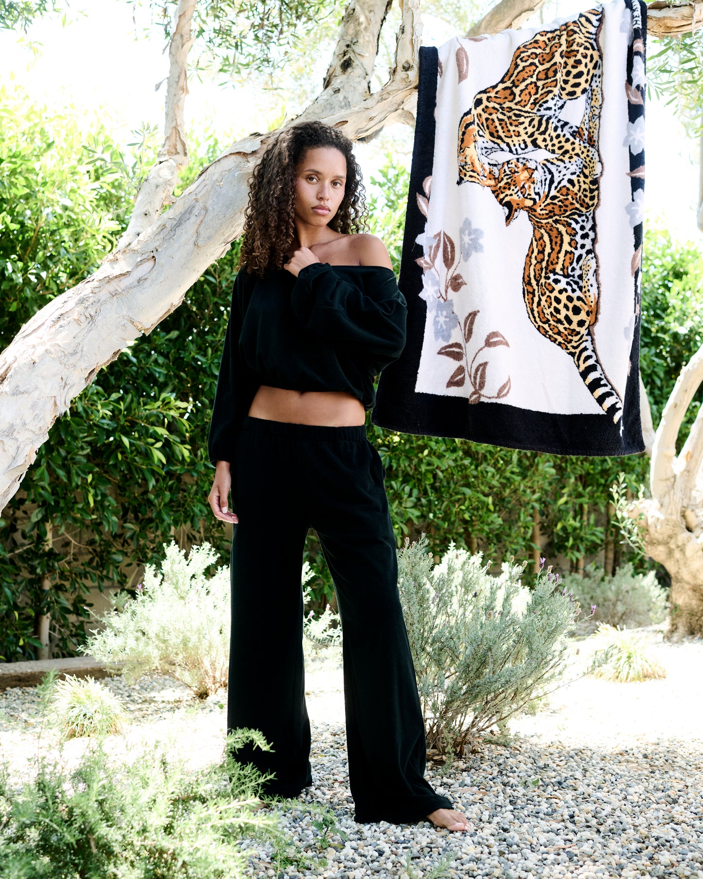 The Wide Leg Pocket  - Thin Terry
