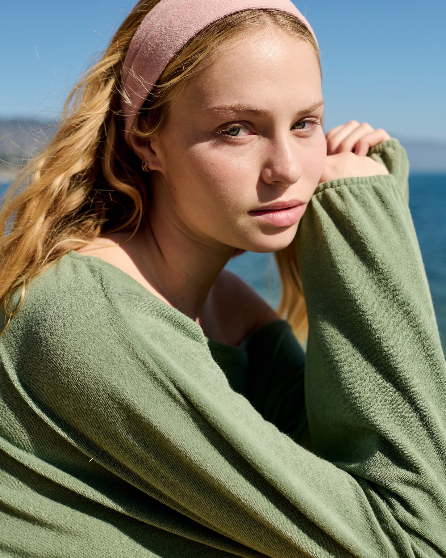 Cropped Shirt  - Thin Shaved Terry