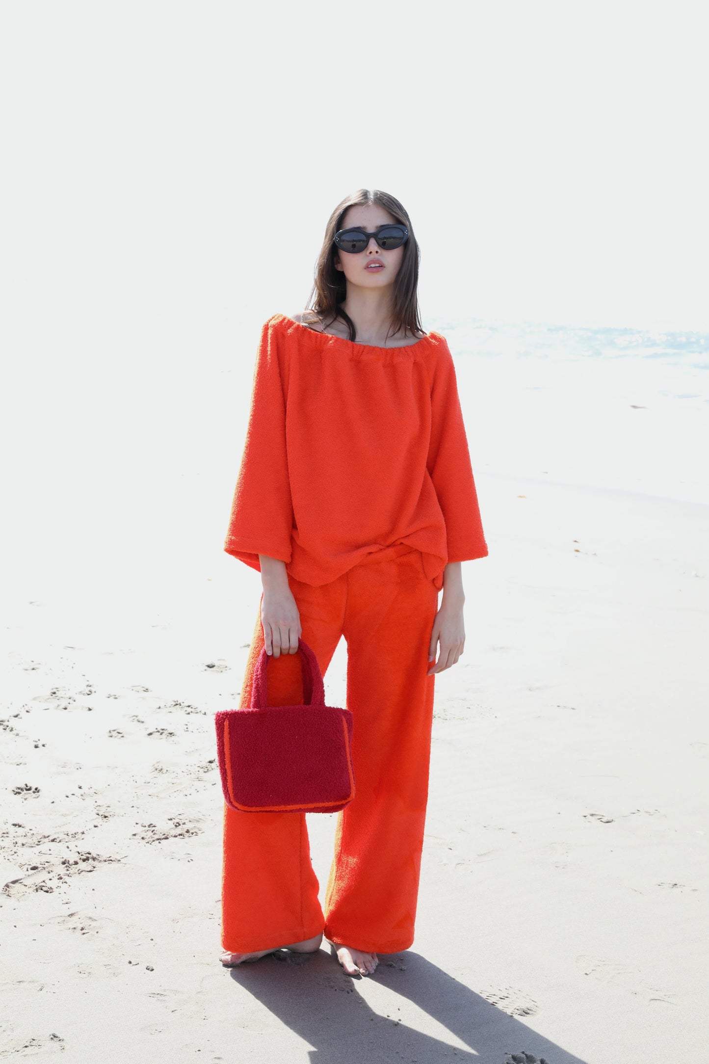 The Off the Shoulder Top - Plush Terry