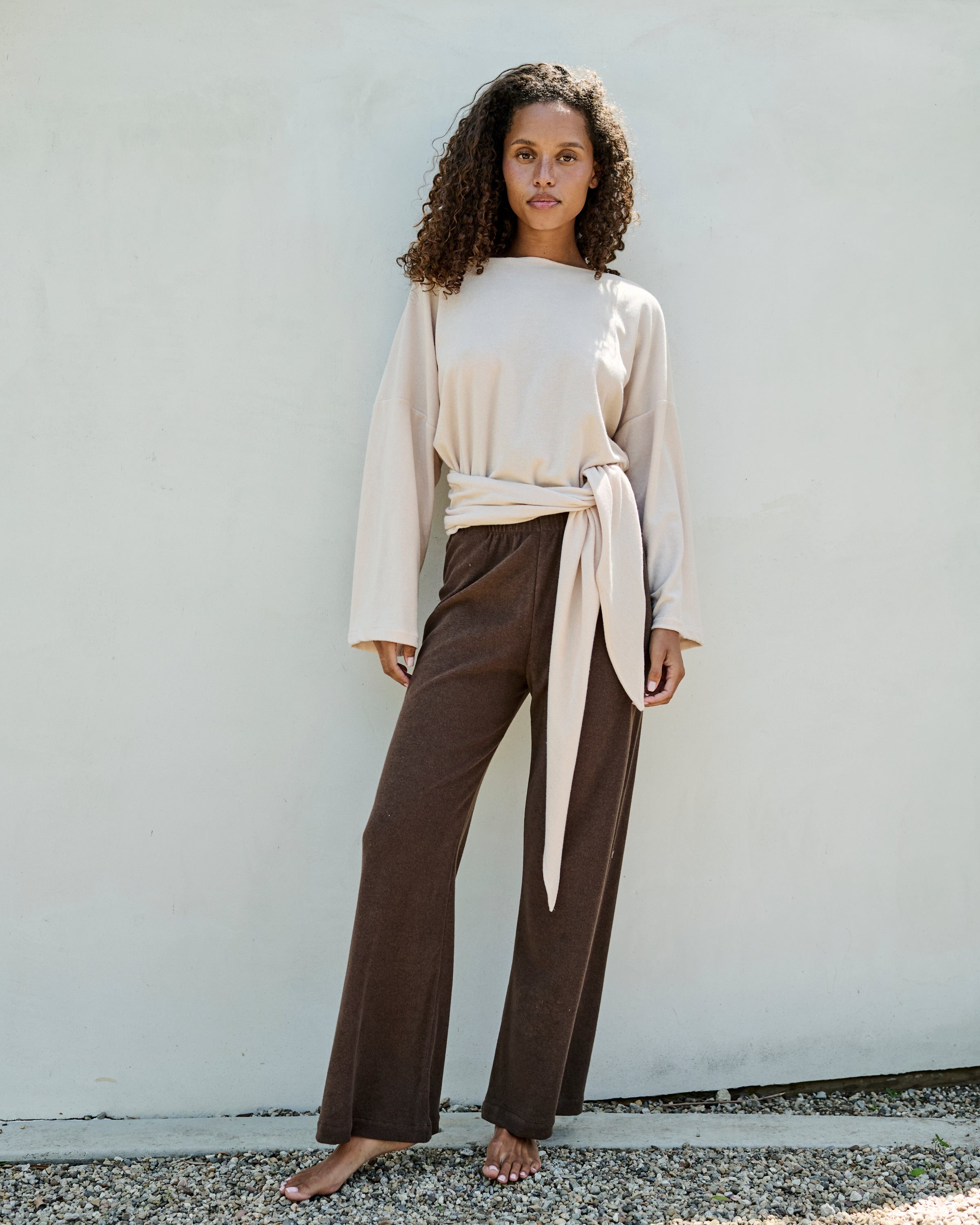 The Pant - Thin Shaved Terry – Simone Fan