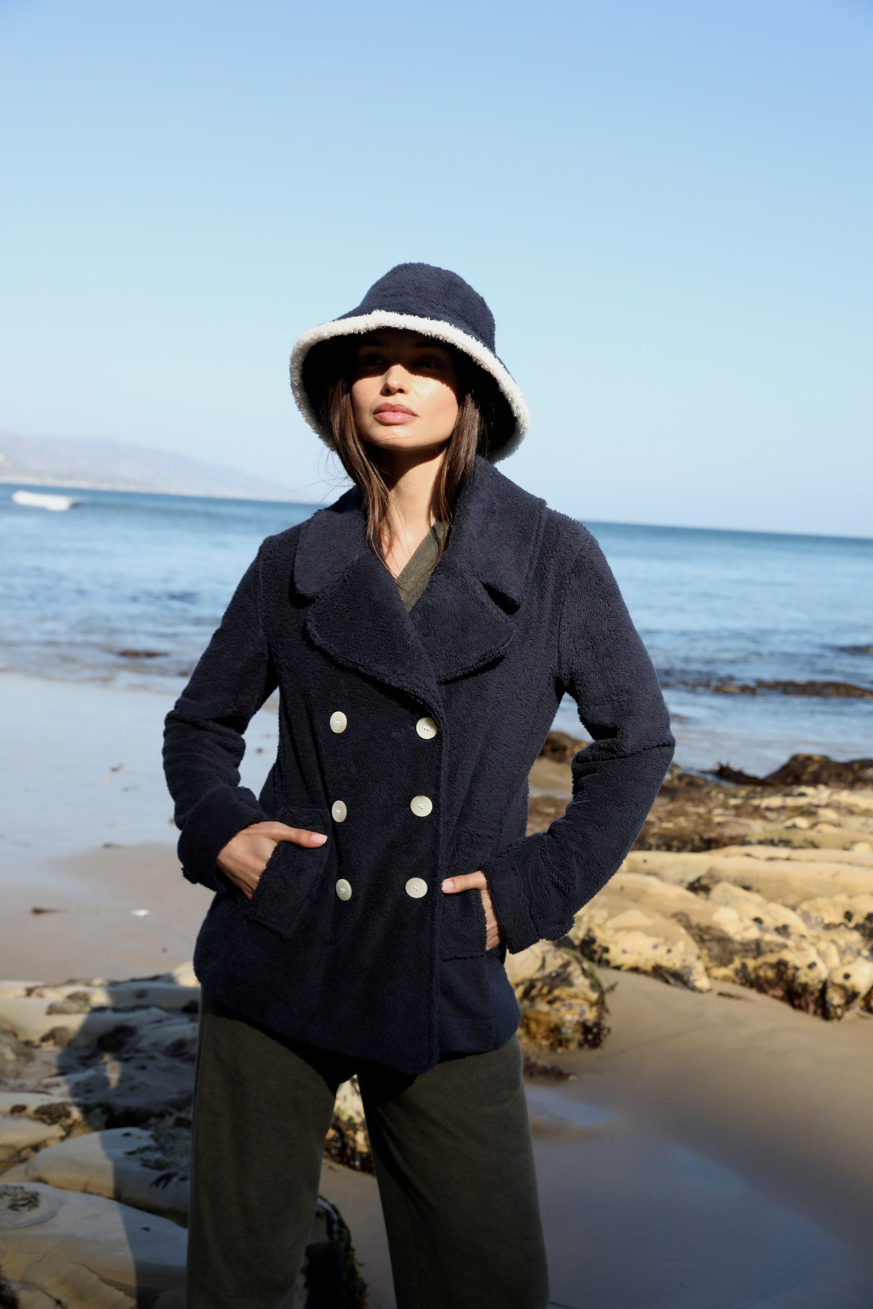 The Peacoat - Plush Terry – Simone Fan