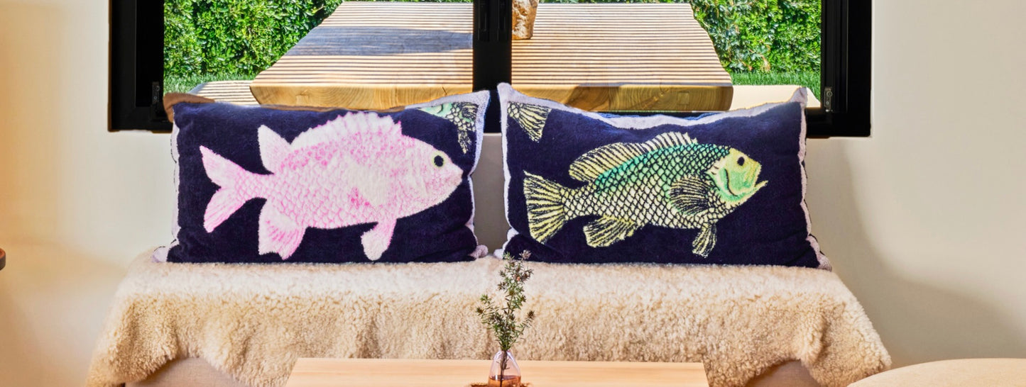 Vintage Towel Pillows