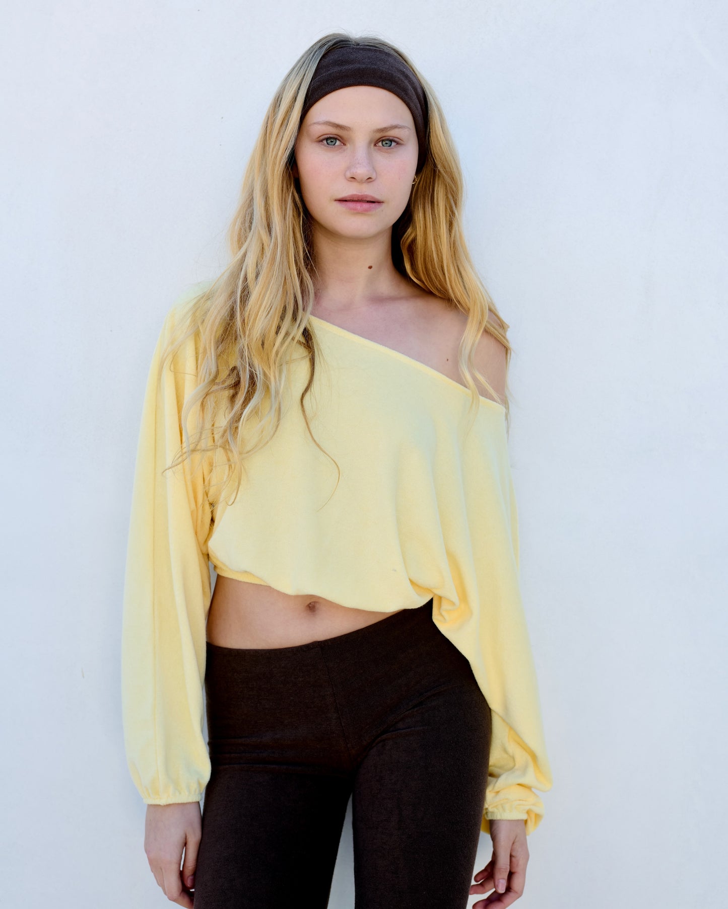 Cropped Shirt  - Thin Shaved Terry