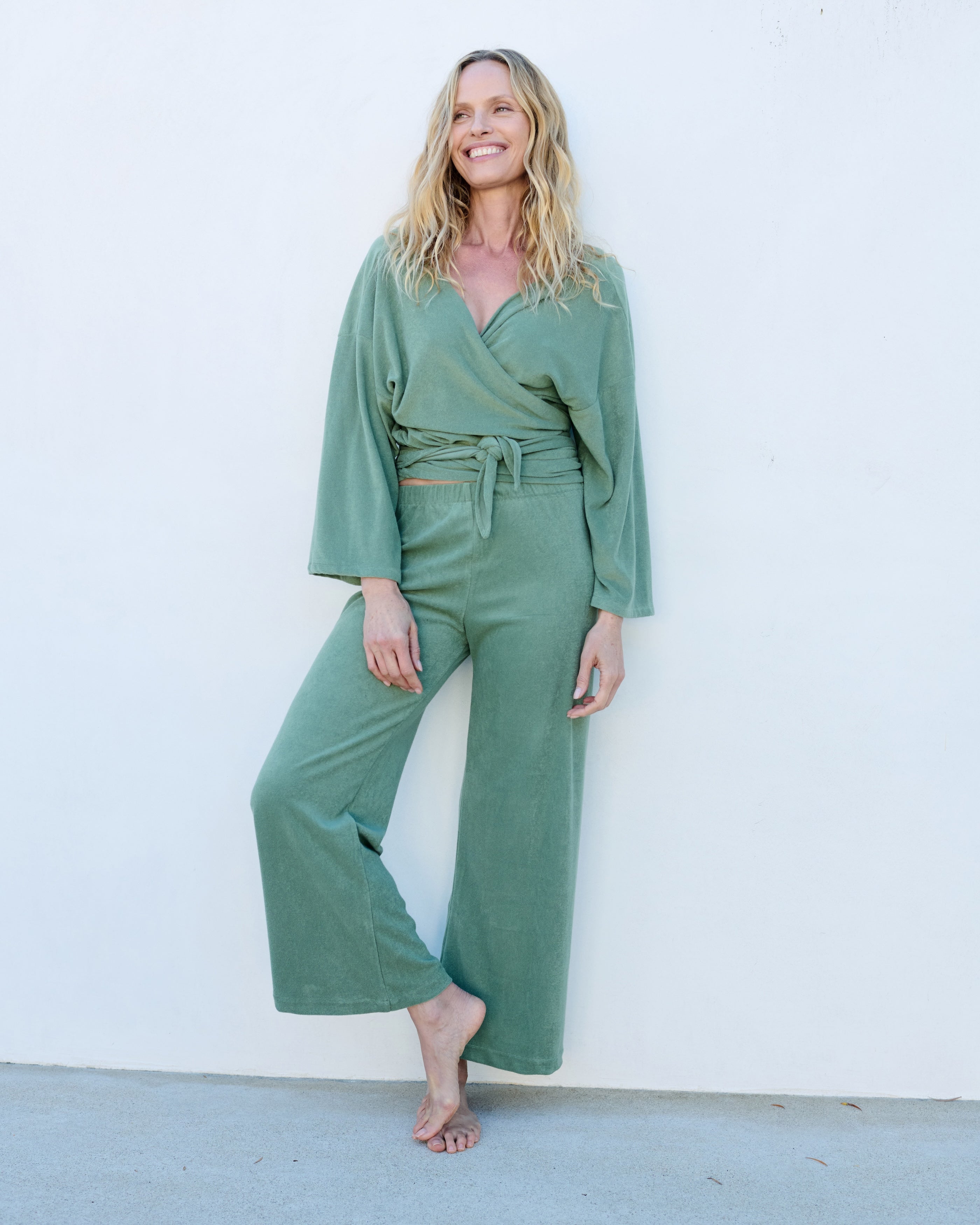 The Pant - Thin Shaved Terry – Simone Fan