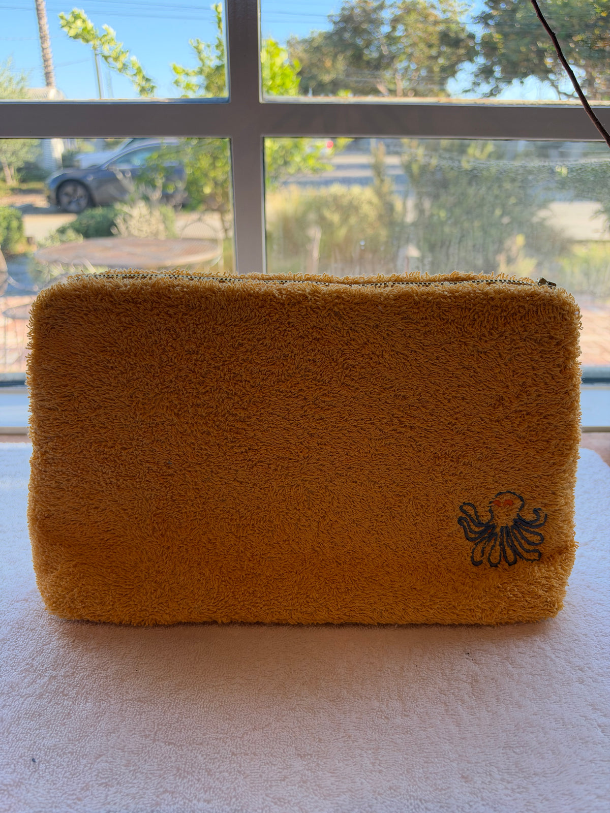 The Terry Stand up Pouch Embroidered