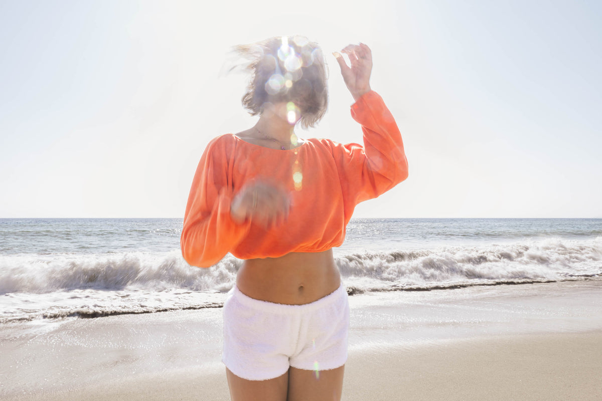 Cropped Shirt  - Thin Shaved Terry