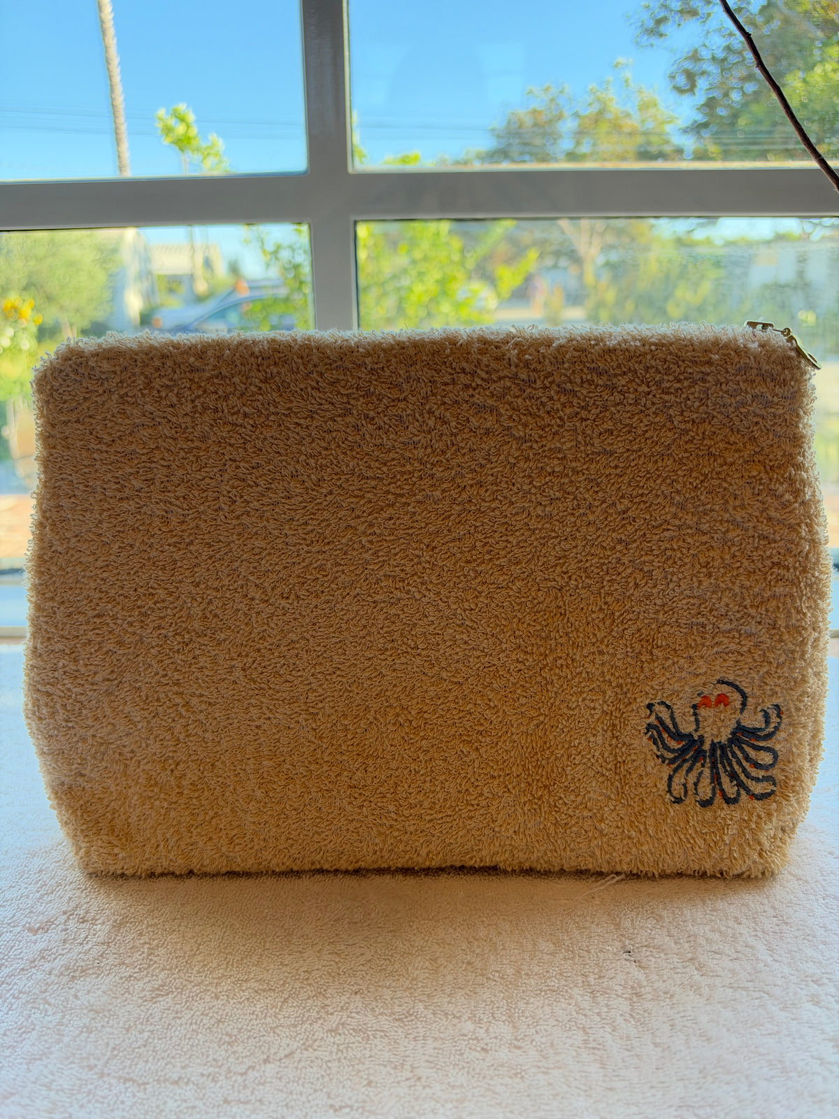 The Terry Stand up Pouch Embroidered