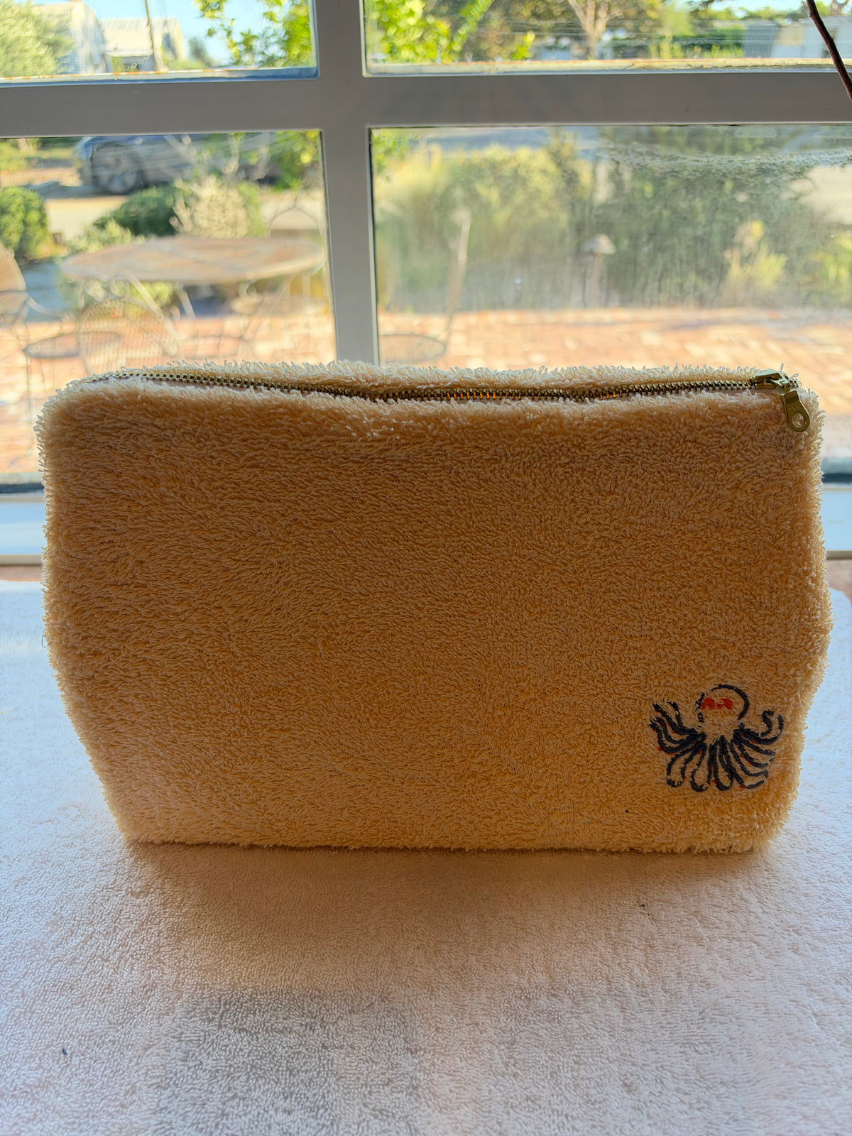 The Terry Stand up Pouch Embroidered