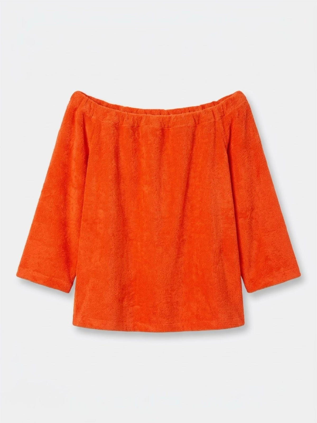The Off the Shoulder Top - Plush Terry