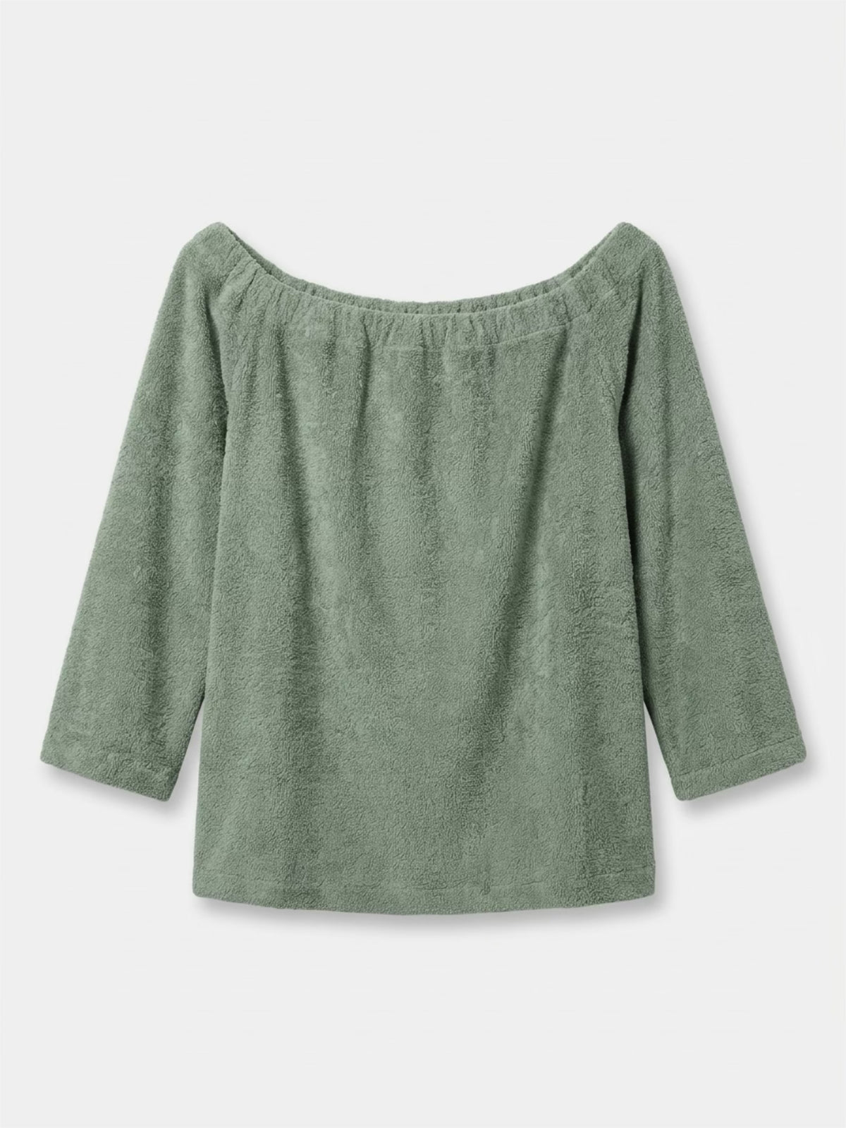 The Off the Shoulder Top - Plush Terry