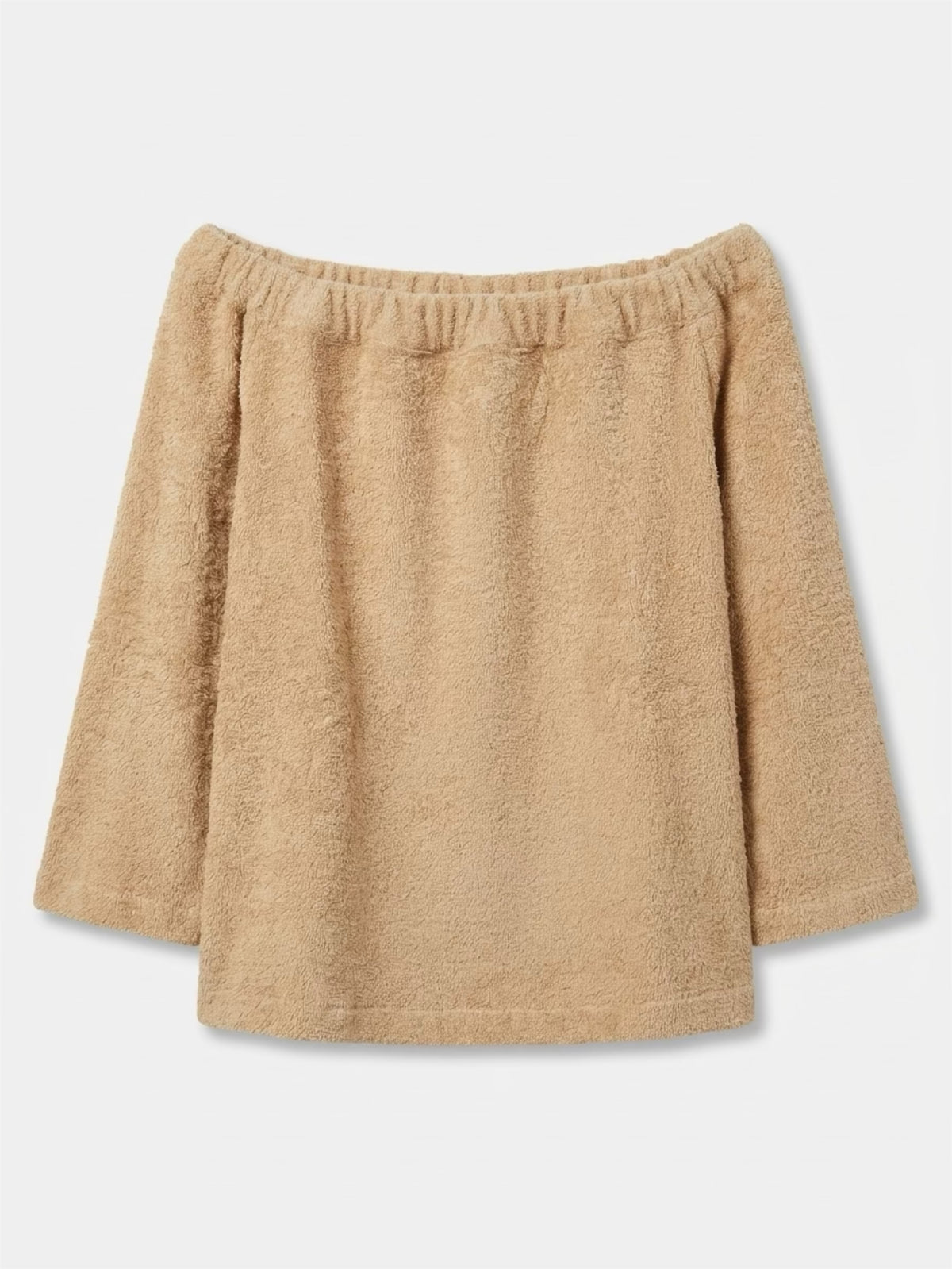 The Off the Shoulder Top - Plush Terry