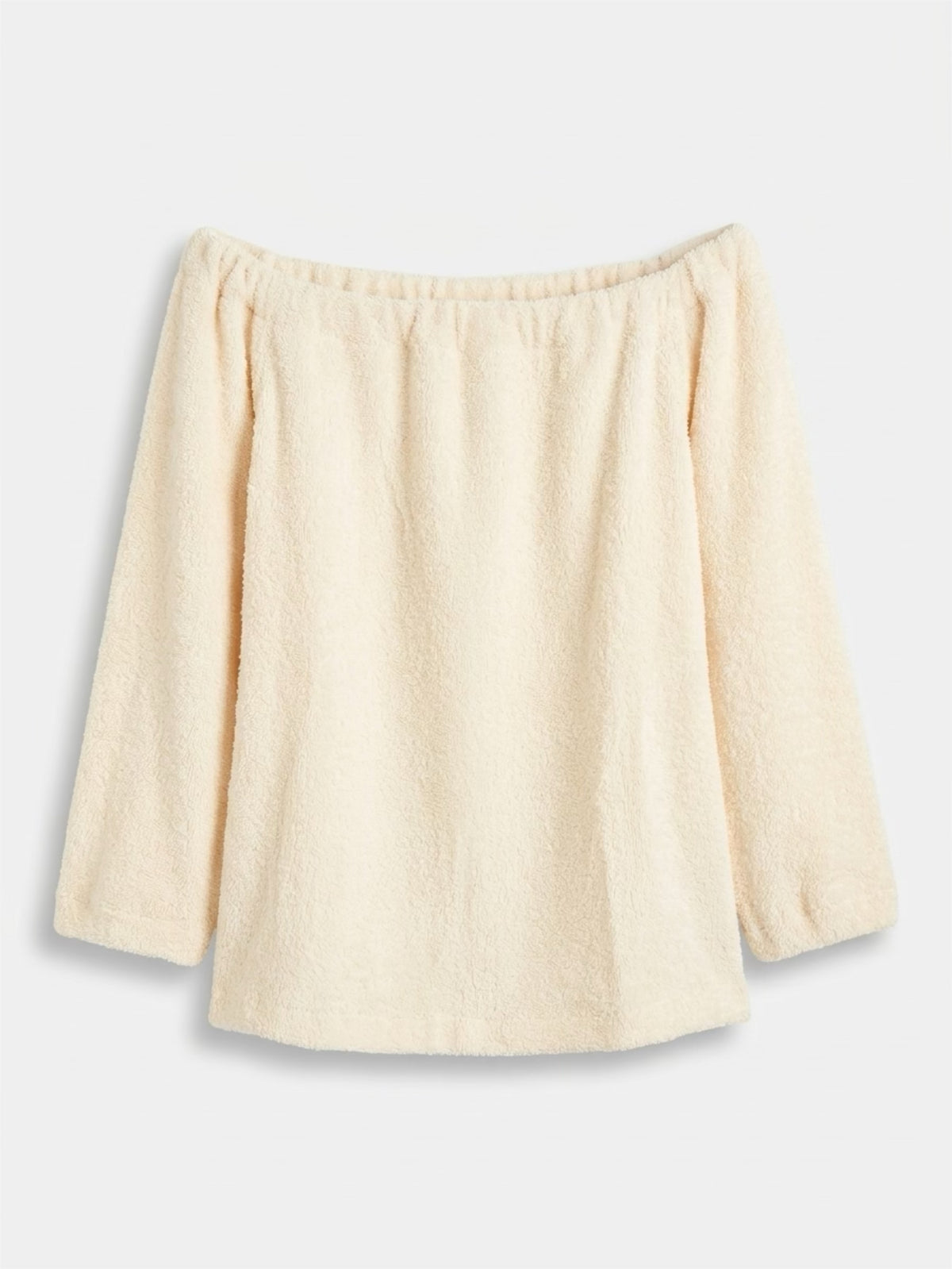 The Off the Shoulder Top - Plush Terry