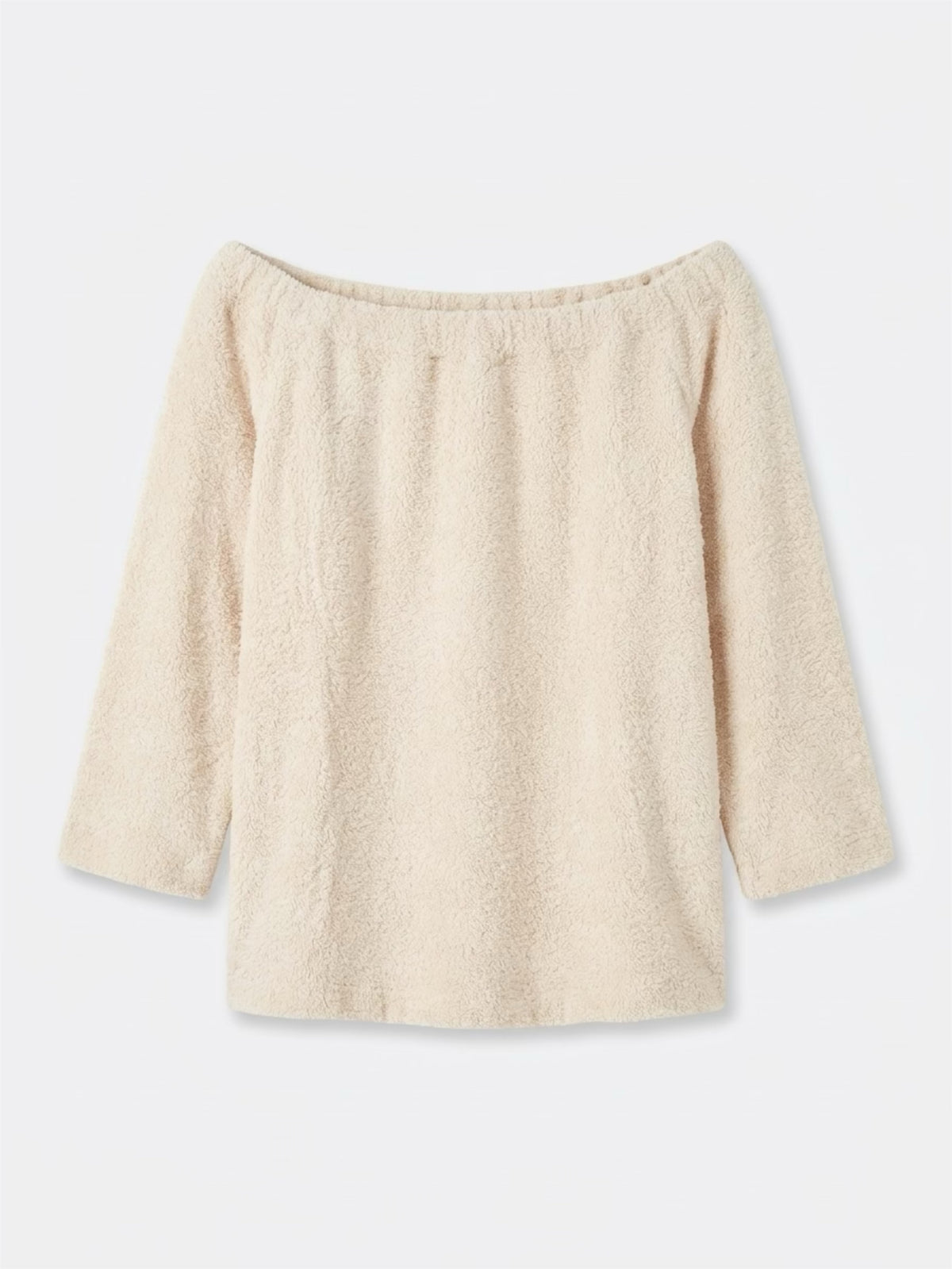 The Off the Shoulder Top - Plush Terry